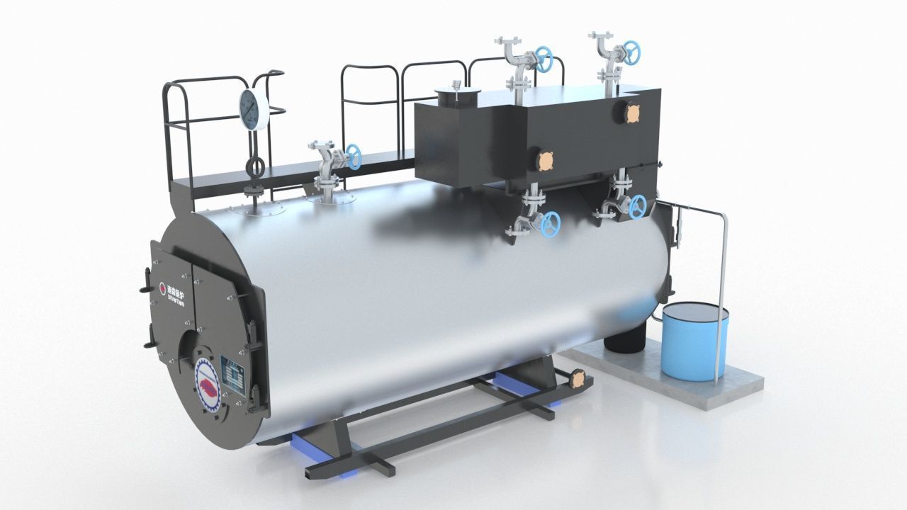 Industrial Boiler 3D model_1