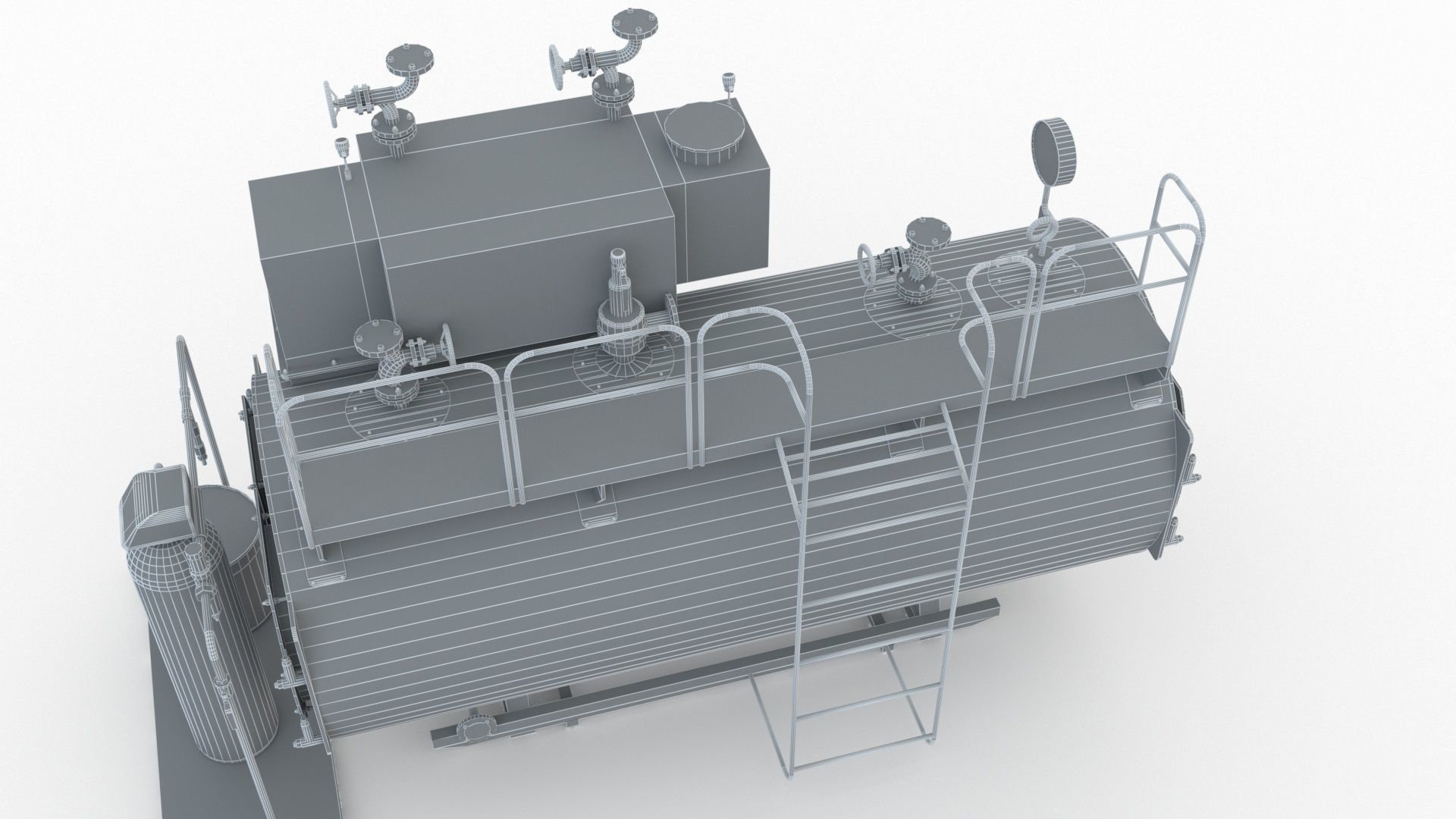 Industrial Boiler 3D model_15