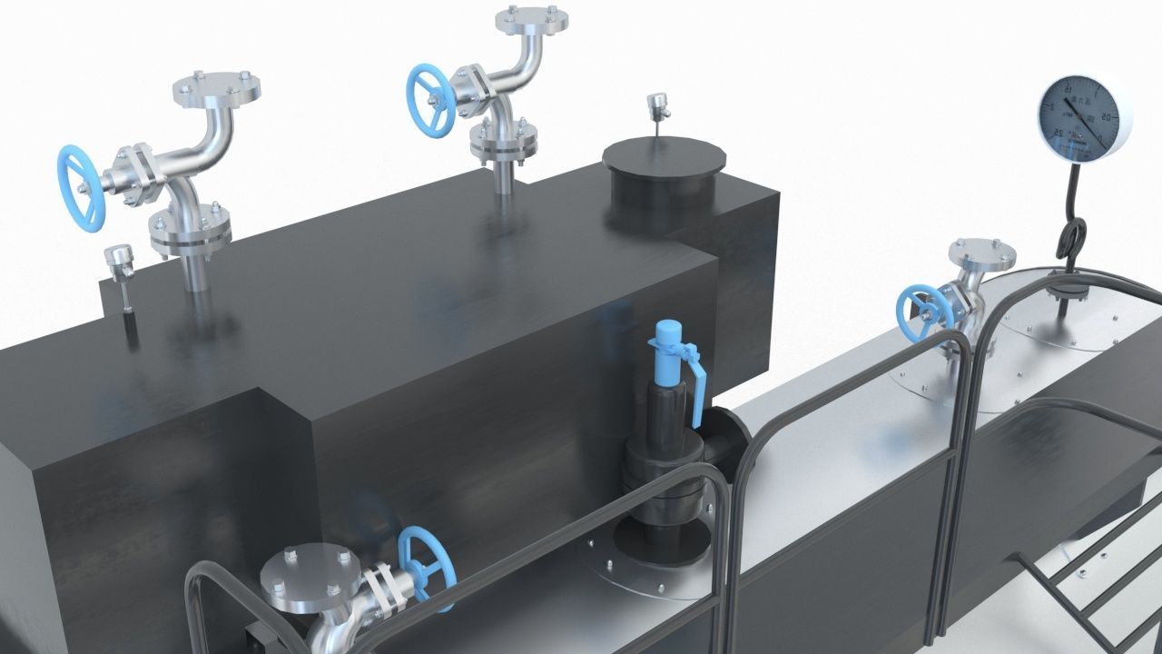 Industrial Boiler 3D model_11