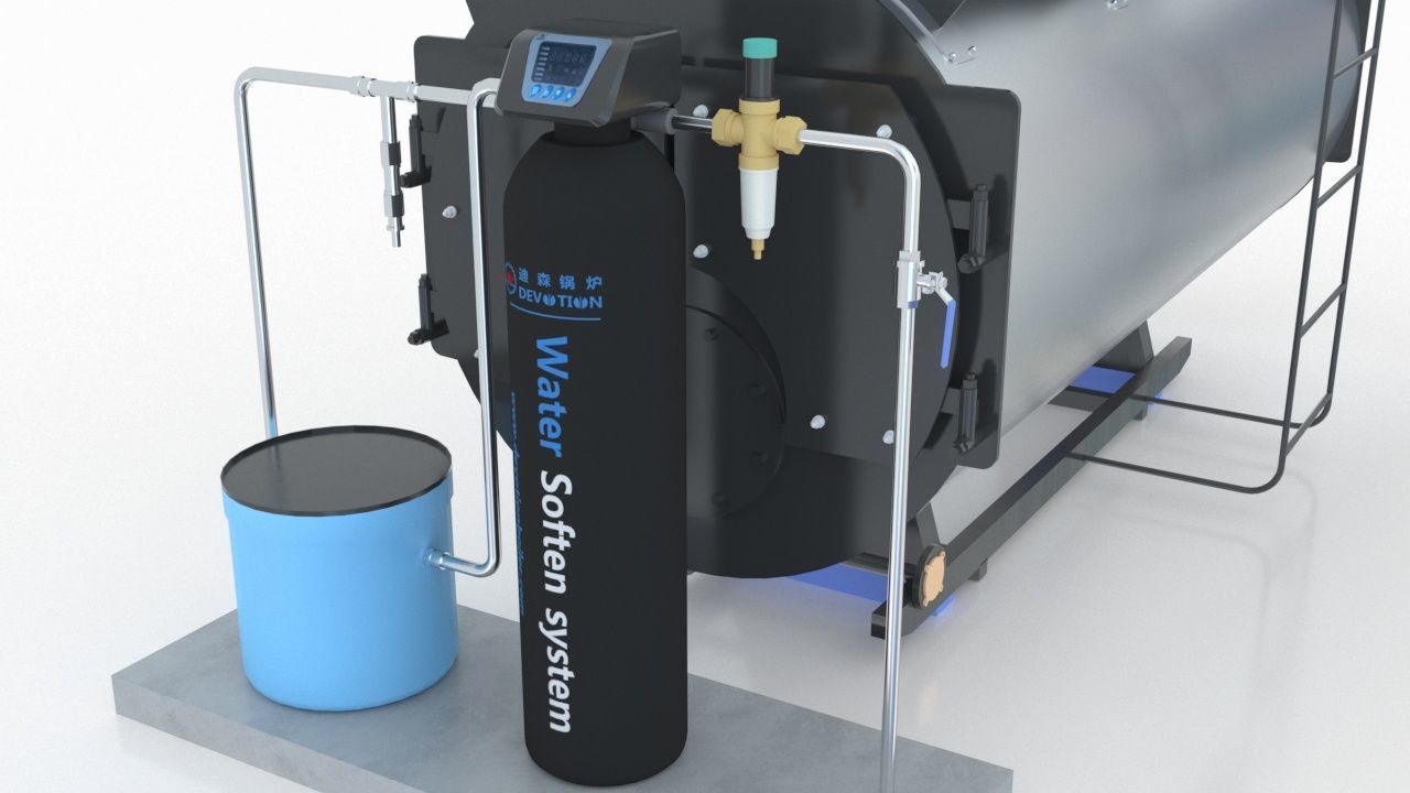 Industrial Boiler 3D model_10