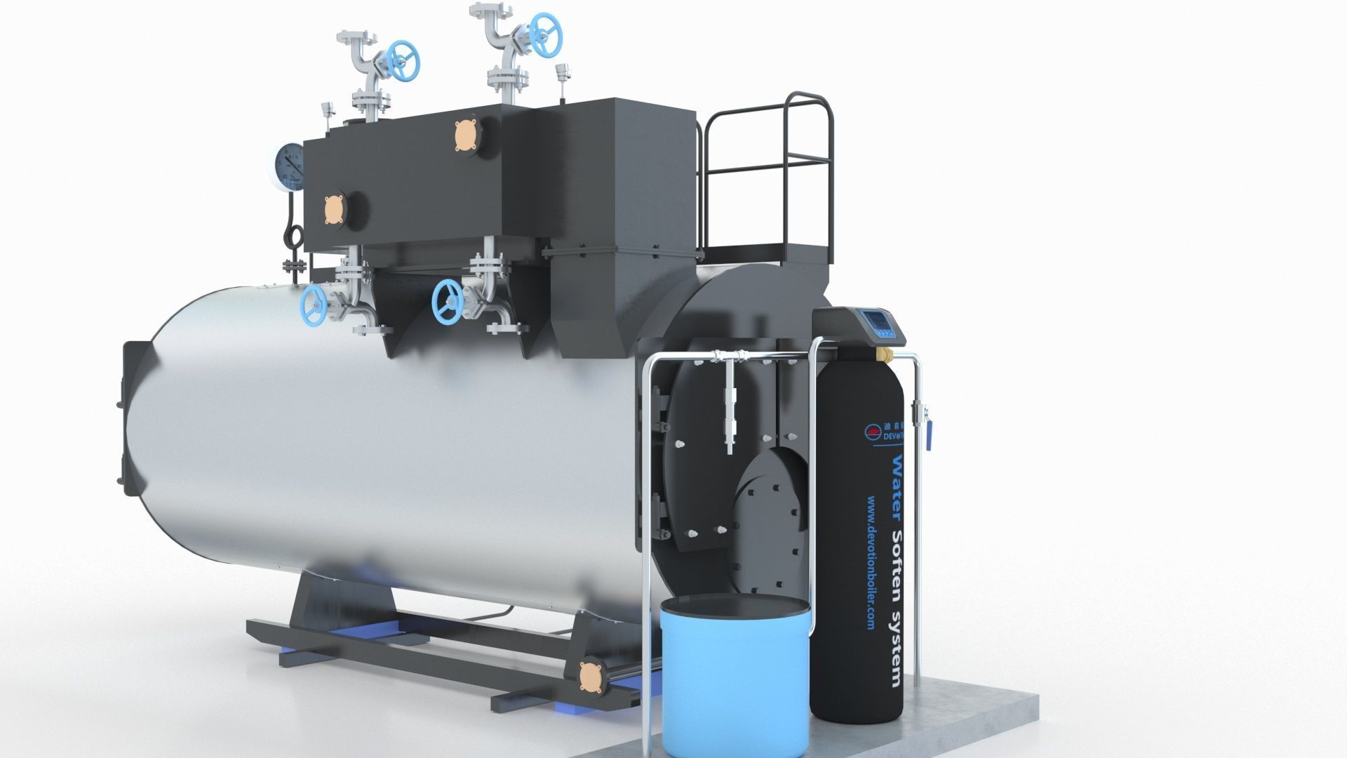 Industrial Boiler 3D model_2