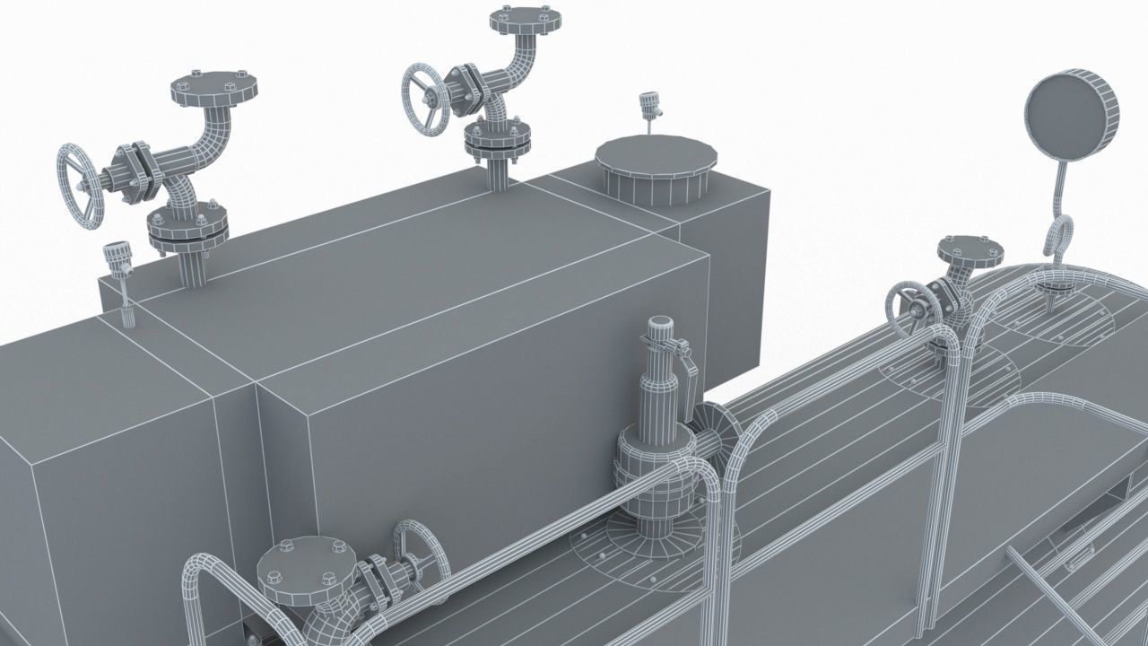 Industrial Boiler 3D model_20