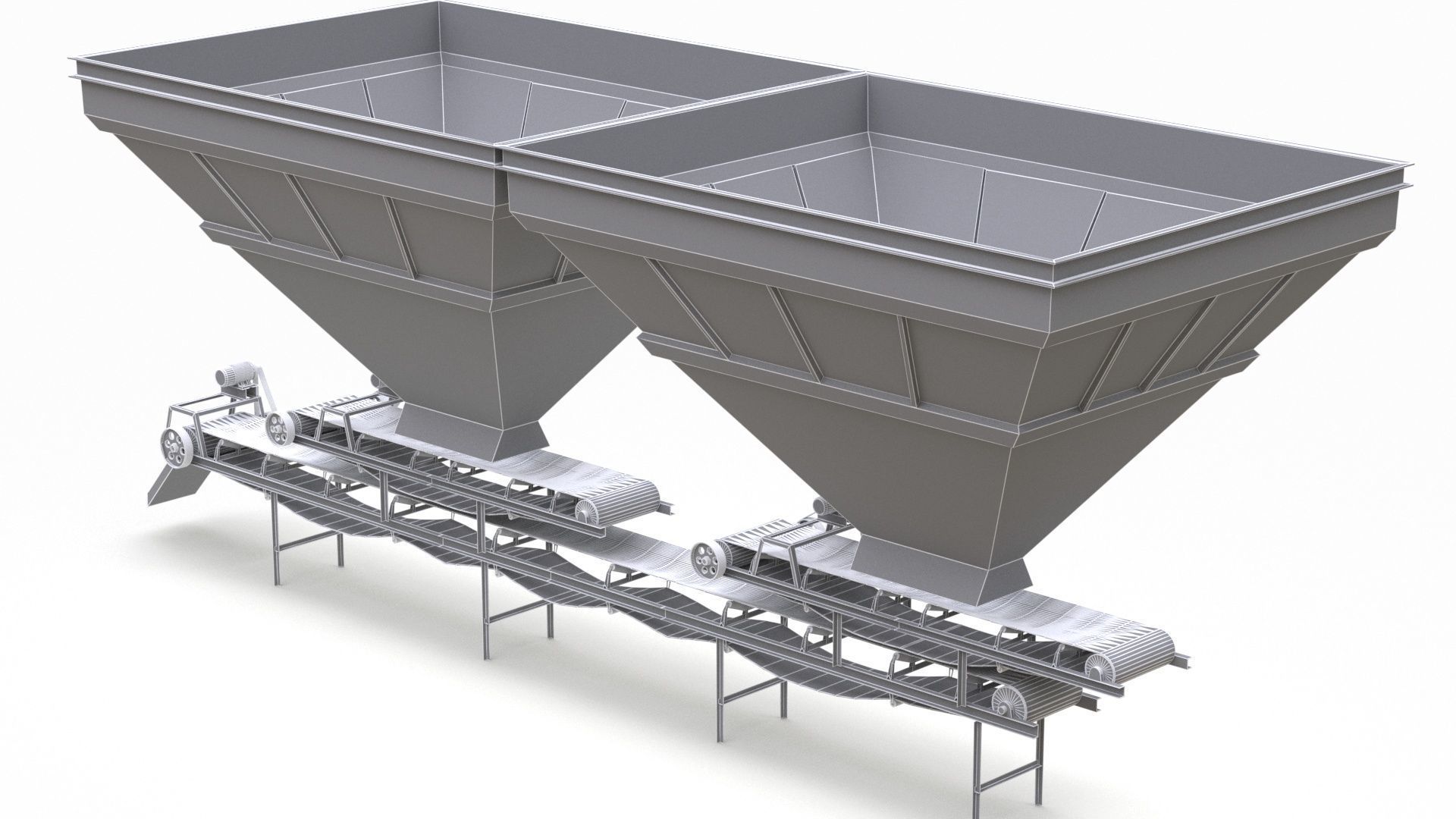 Coal Blending Machine For Silo 3D model_13