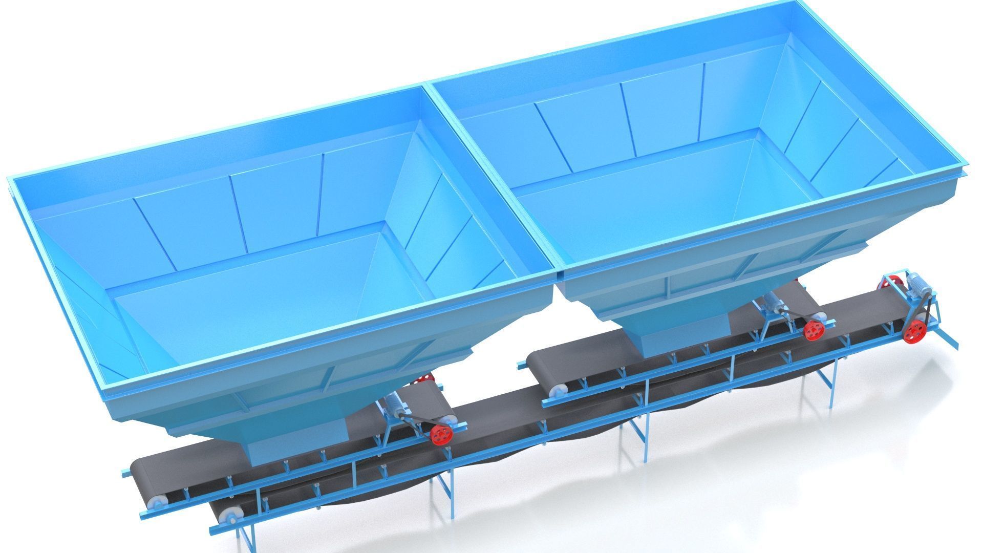 Coal Blending Machine For Silo 3D model_3