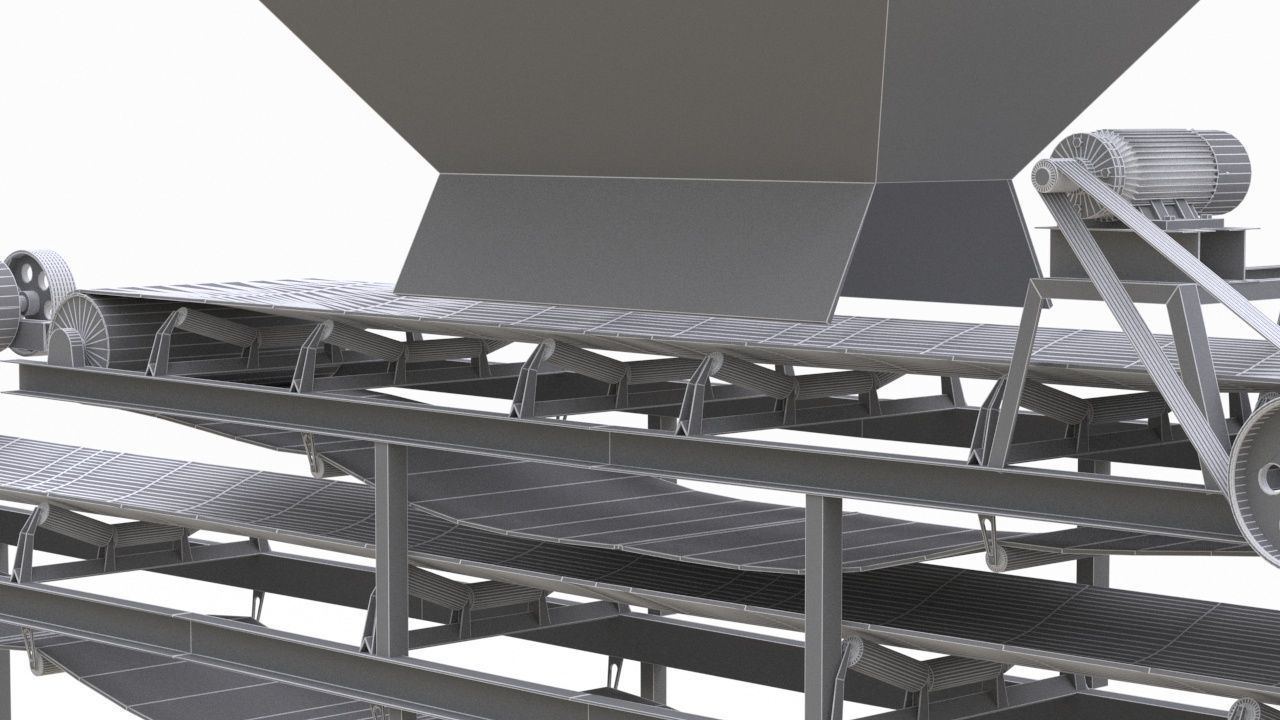 Coal Blending Machine For Silo 3D model_20