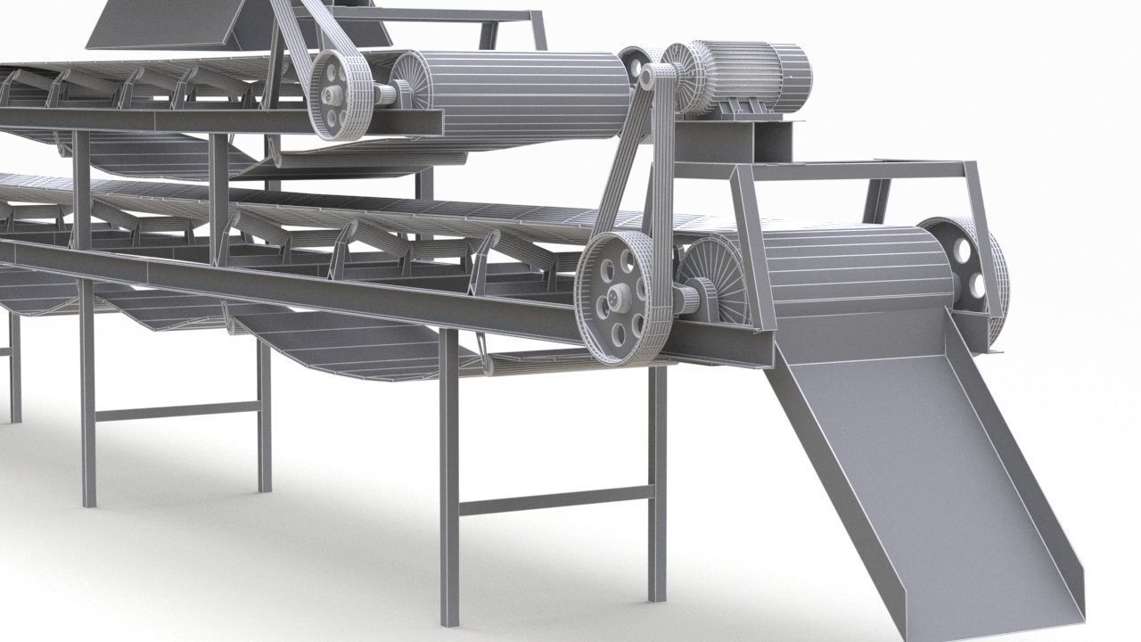 Coal Blending Machine For Silo 3D model_19