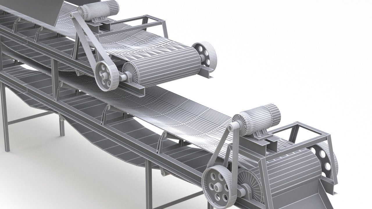 Coal Blending Machine For Silo 3D model_18