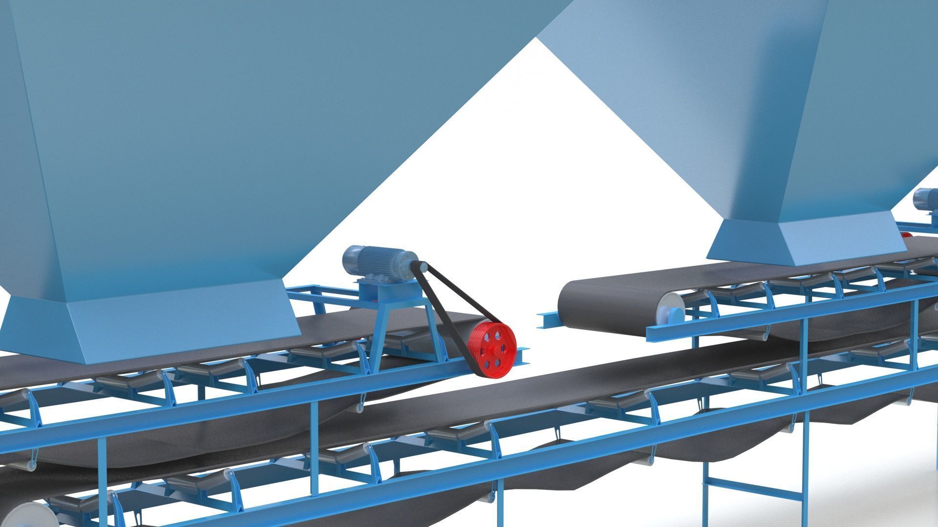 Coal Blending Machine For Silo 3D model_6