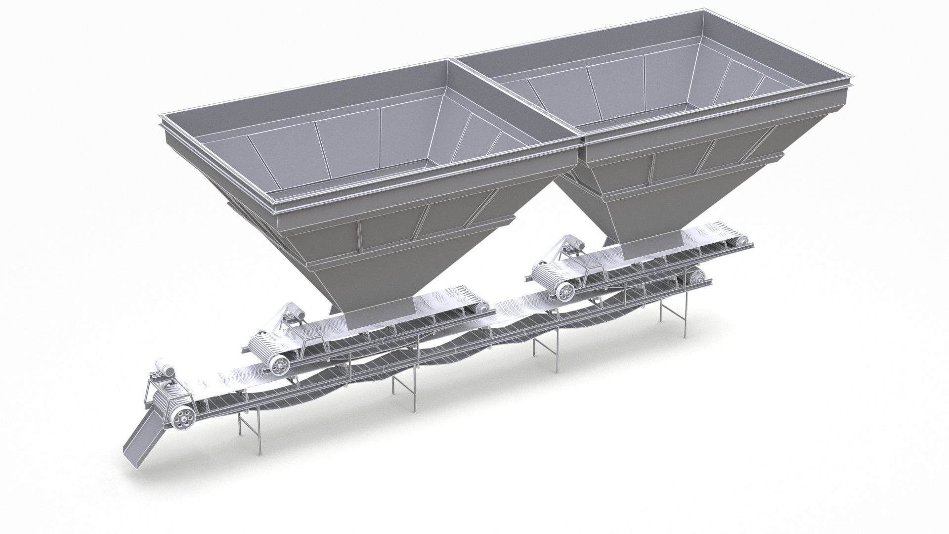 Coal Blending Machine For Silo 3D model_12