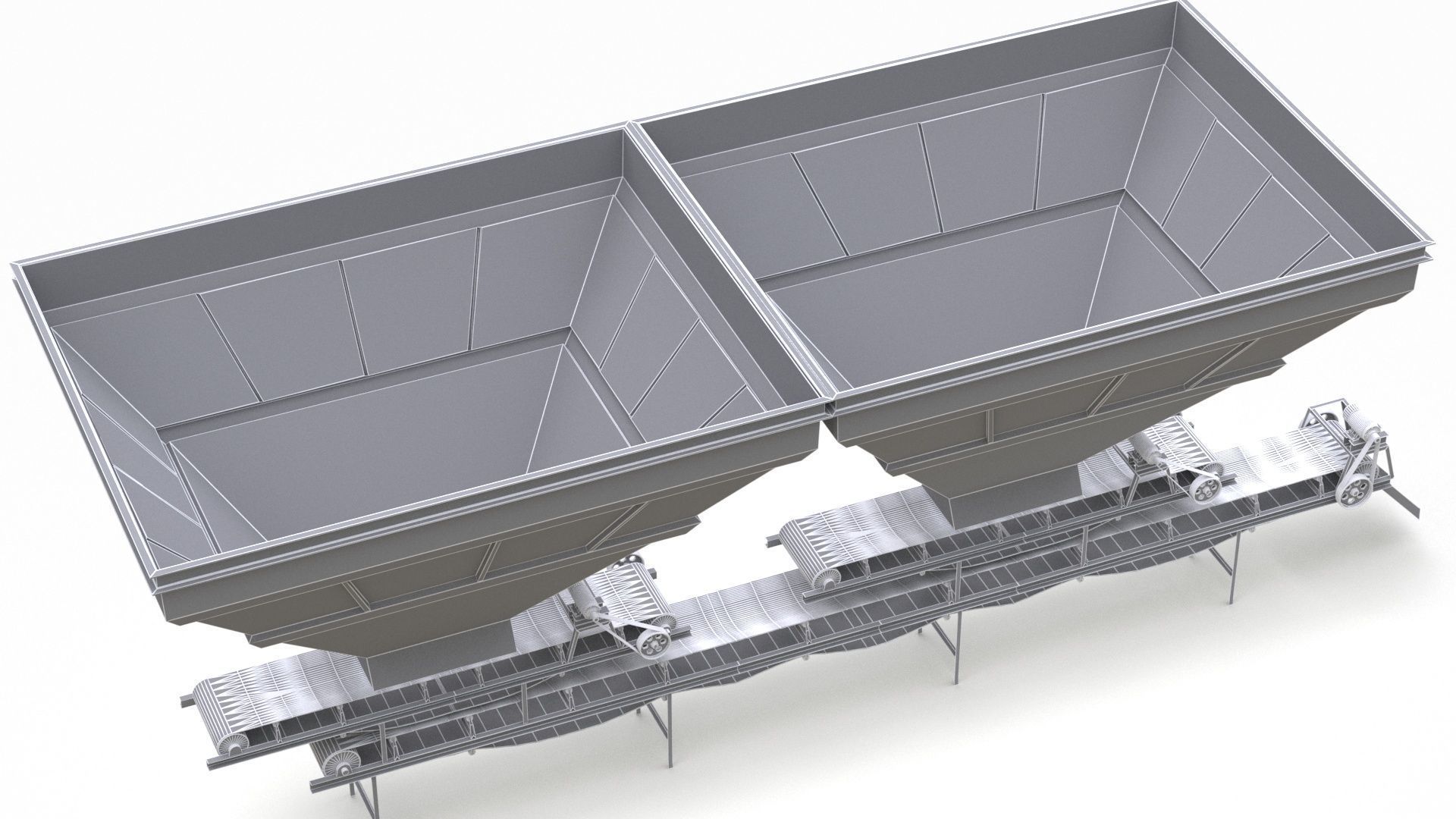 Coal Blending Machine For Silo 3D model_14