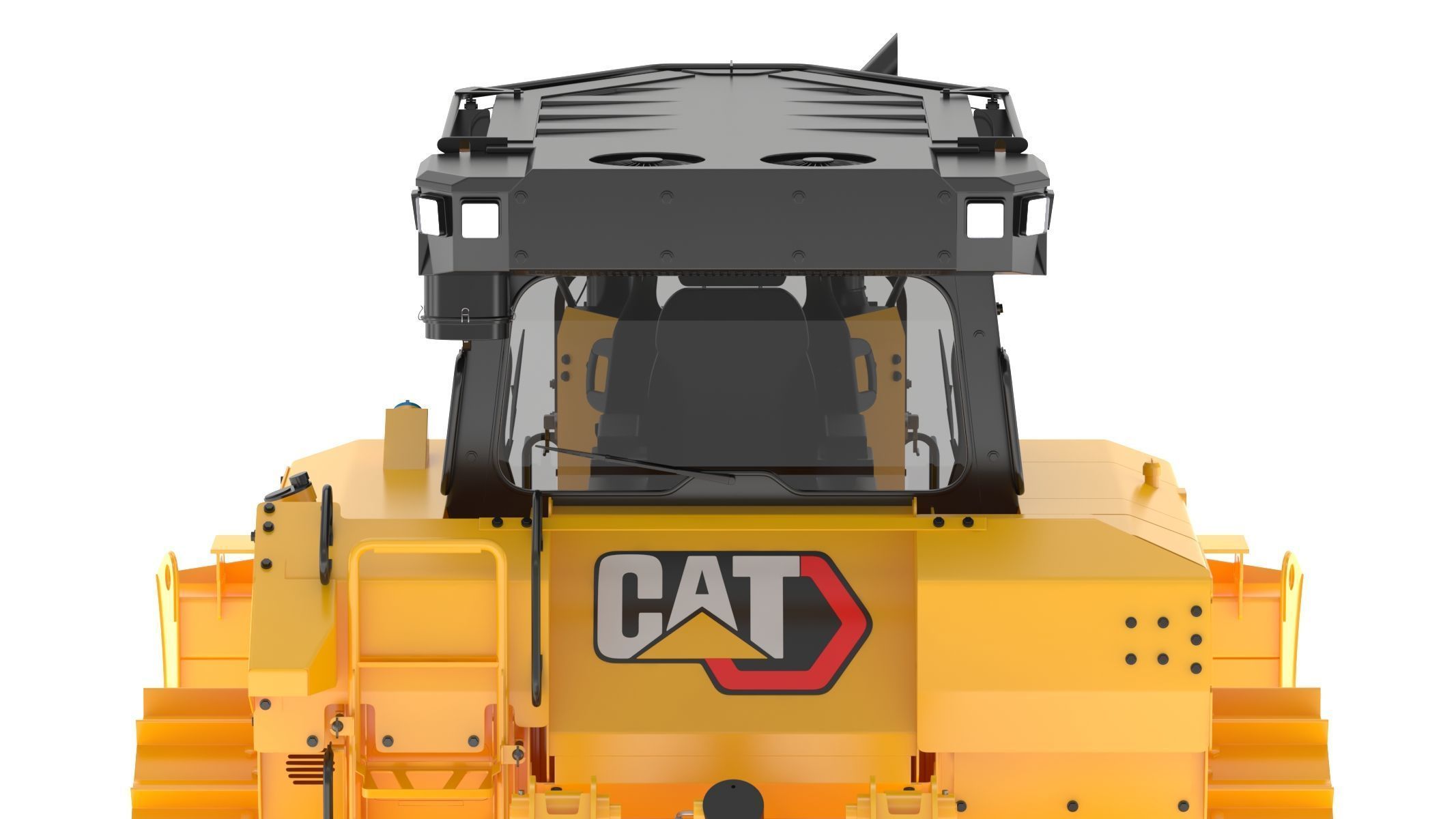 CAT Medium Dozers D6 XE 3D model_16