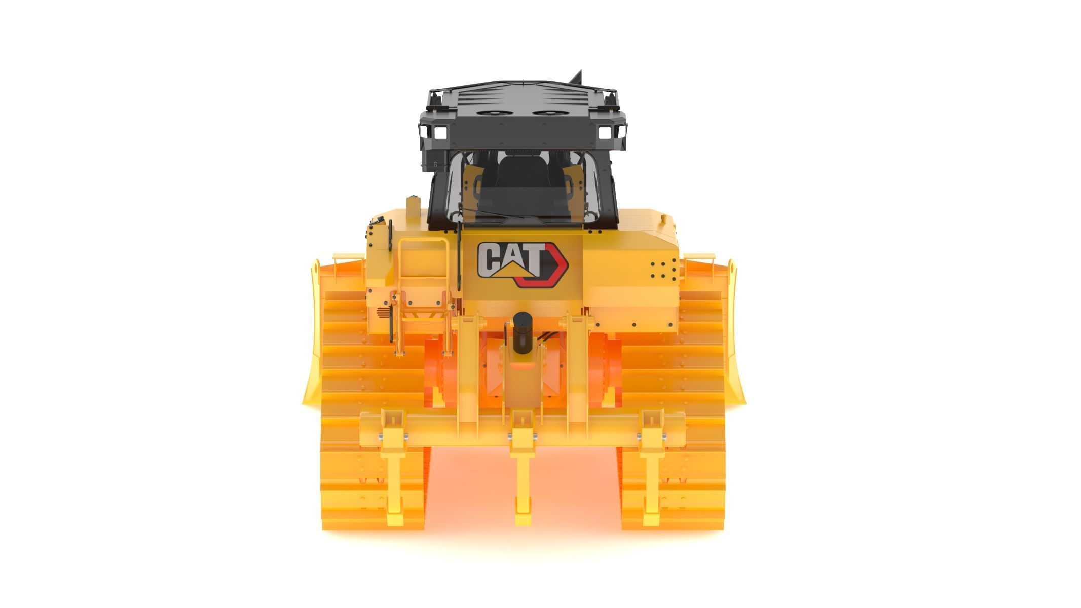 CAT Medium Dozers D6 XE 3D model_6