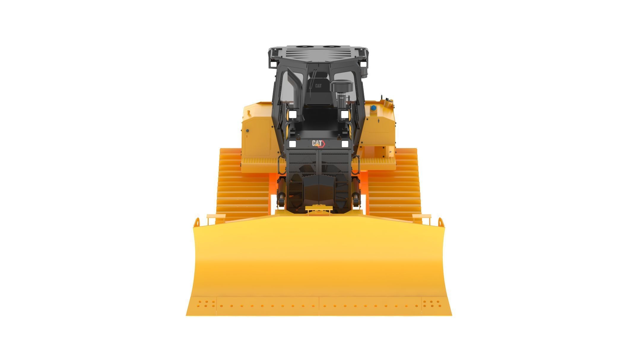 CAT Medium Dozers D6 XE 3D model_2