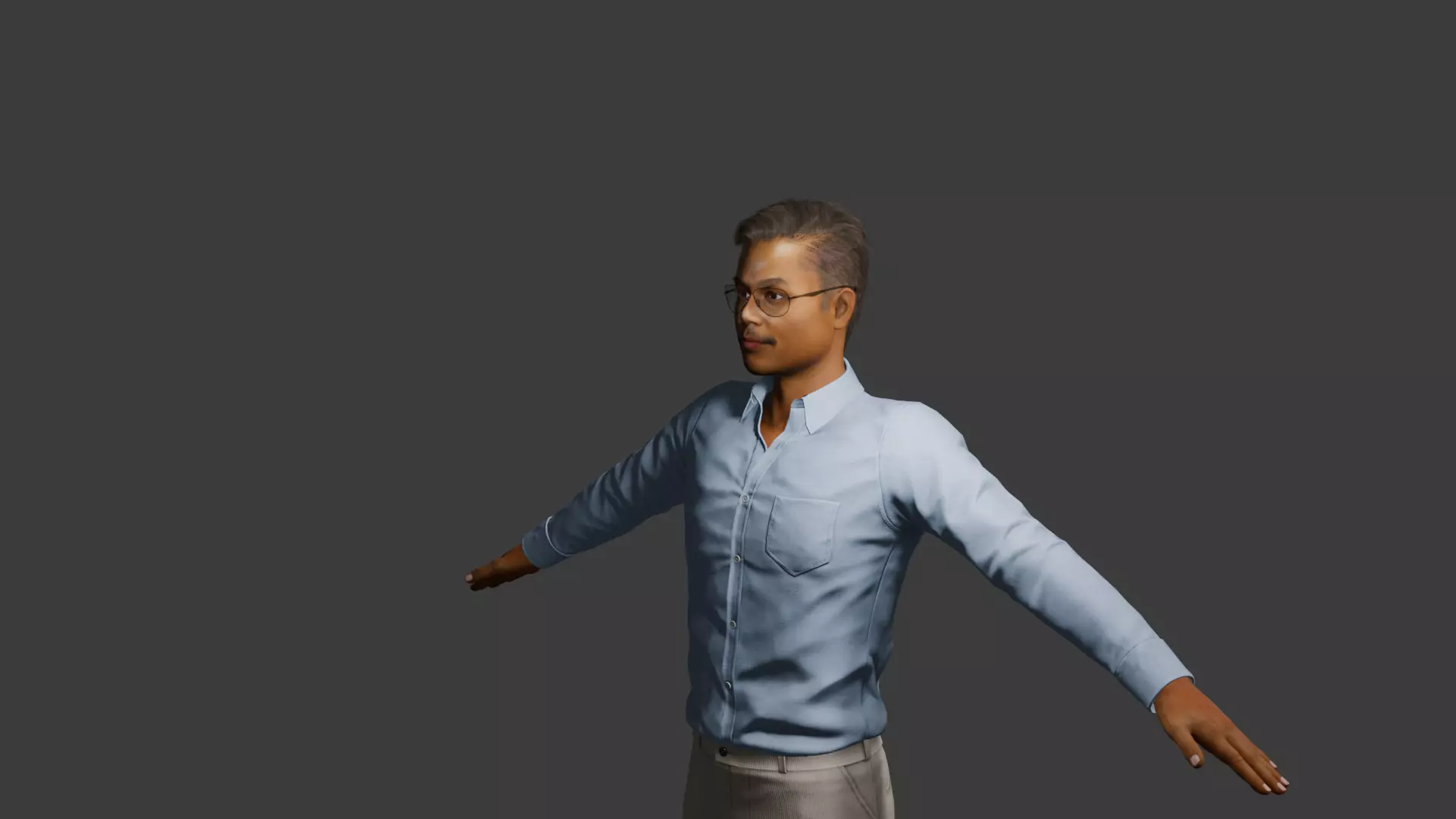 MYANMAR SINGER SAI HTEE SAI CHARACTER  3D model_0