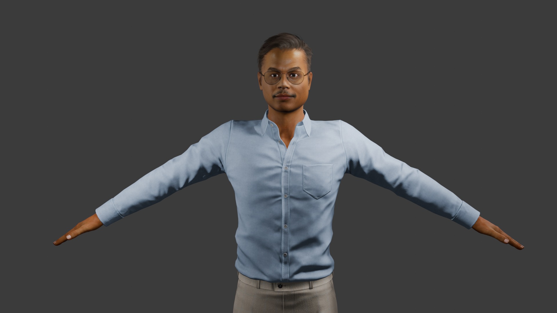 MYANMAR SINGER SAI HTEE SAI CHARACTER  3D model_1