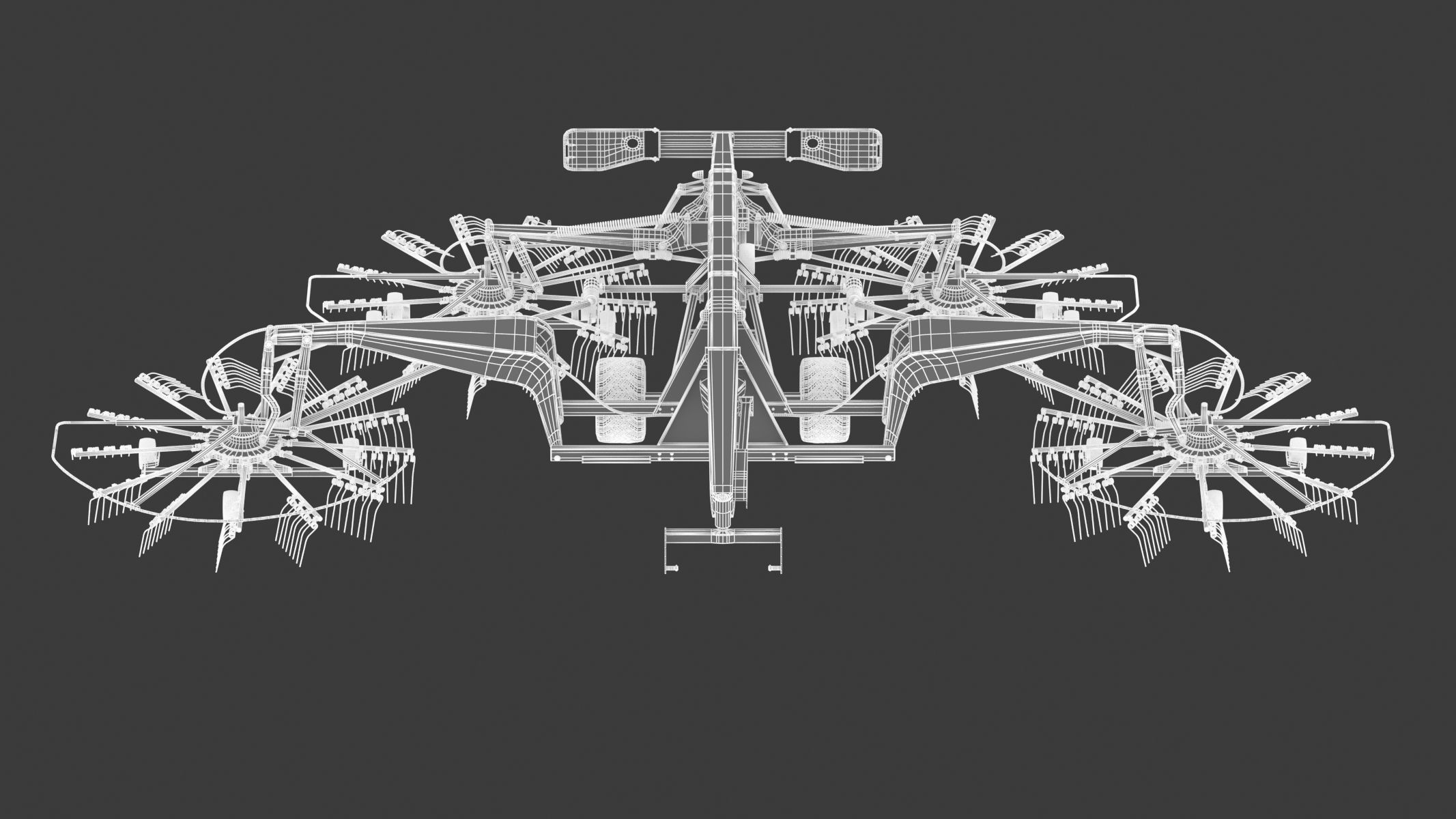 Fendt Former Rakes 3D model_24