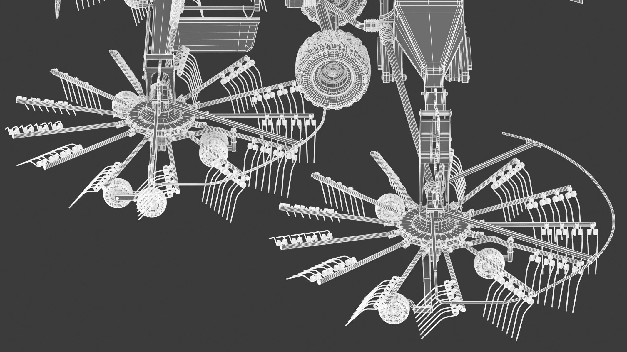 Fendt Former Rakes 3D model_36