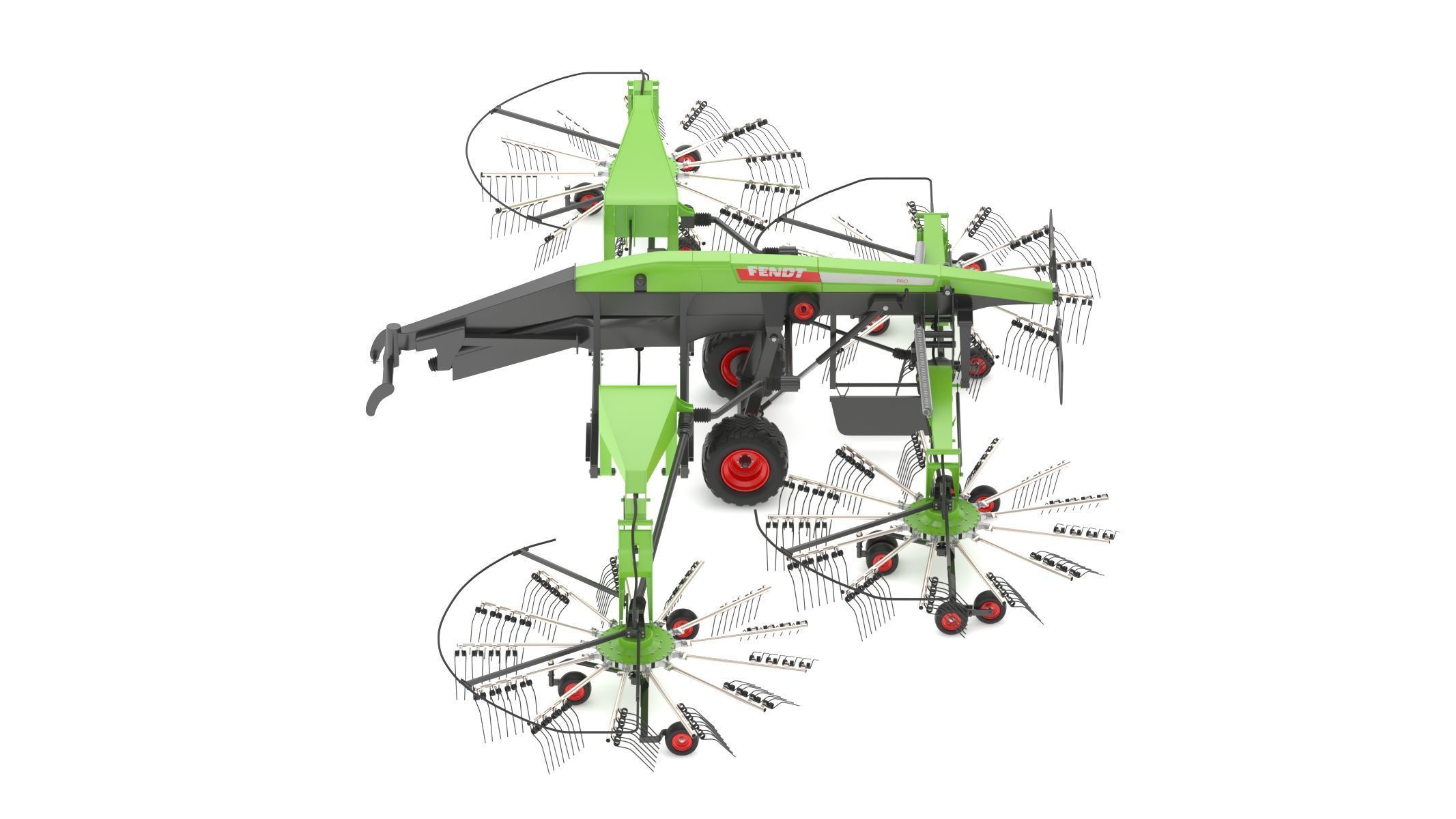 Fendt Former Rakes 3D model_2