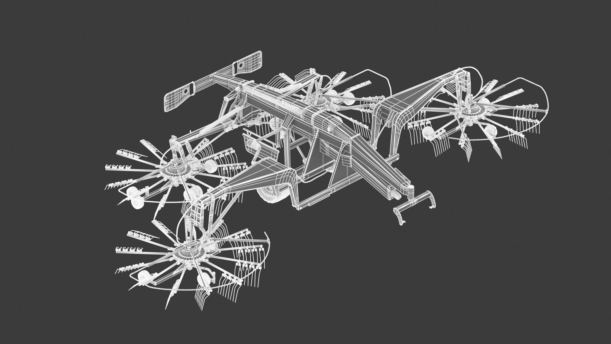 Fendt Former Rakes 3D model_25