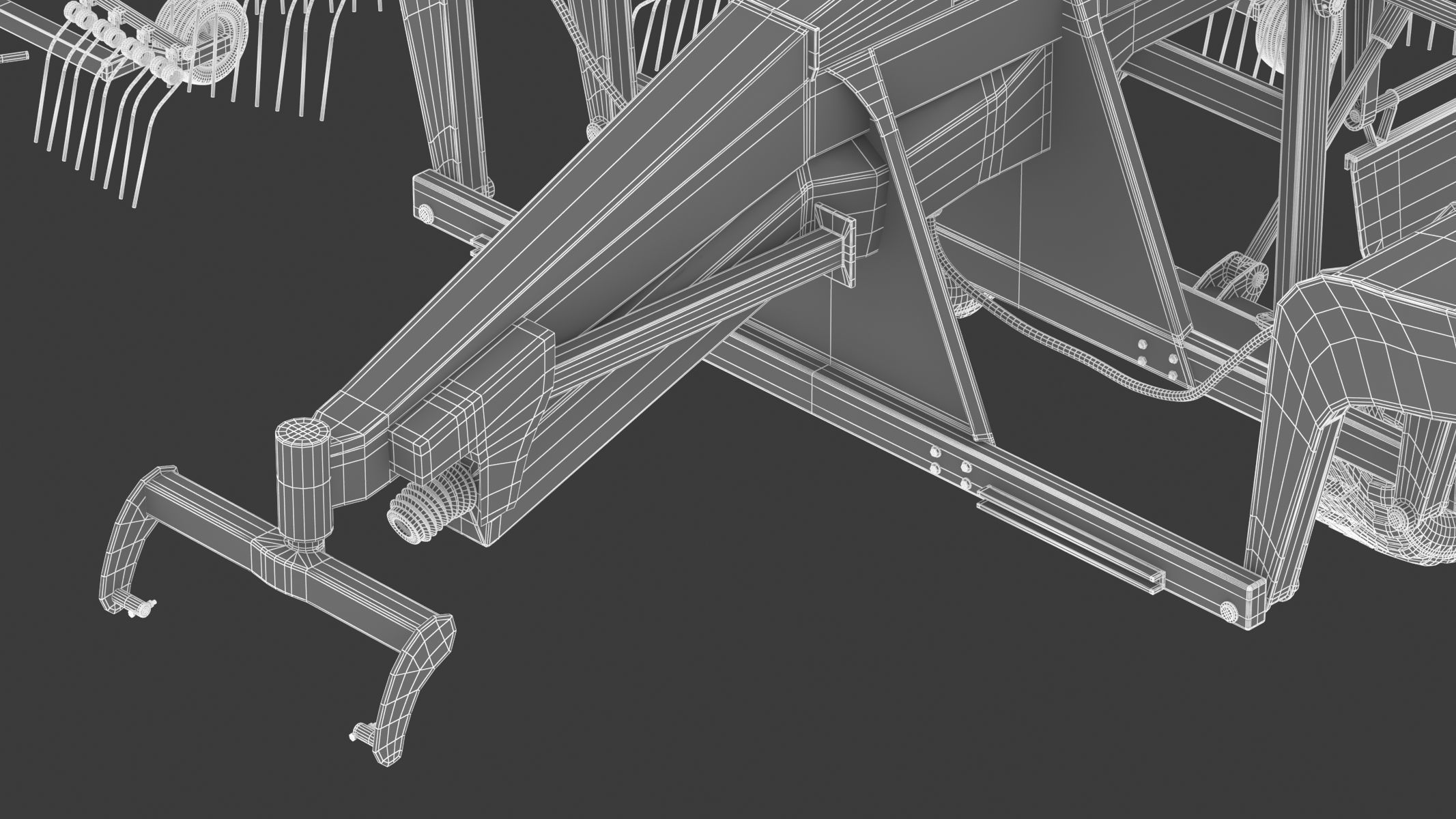 Fendt Former Rakes 3D model_33