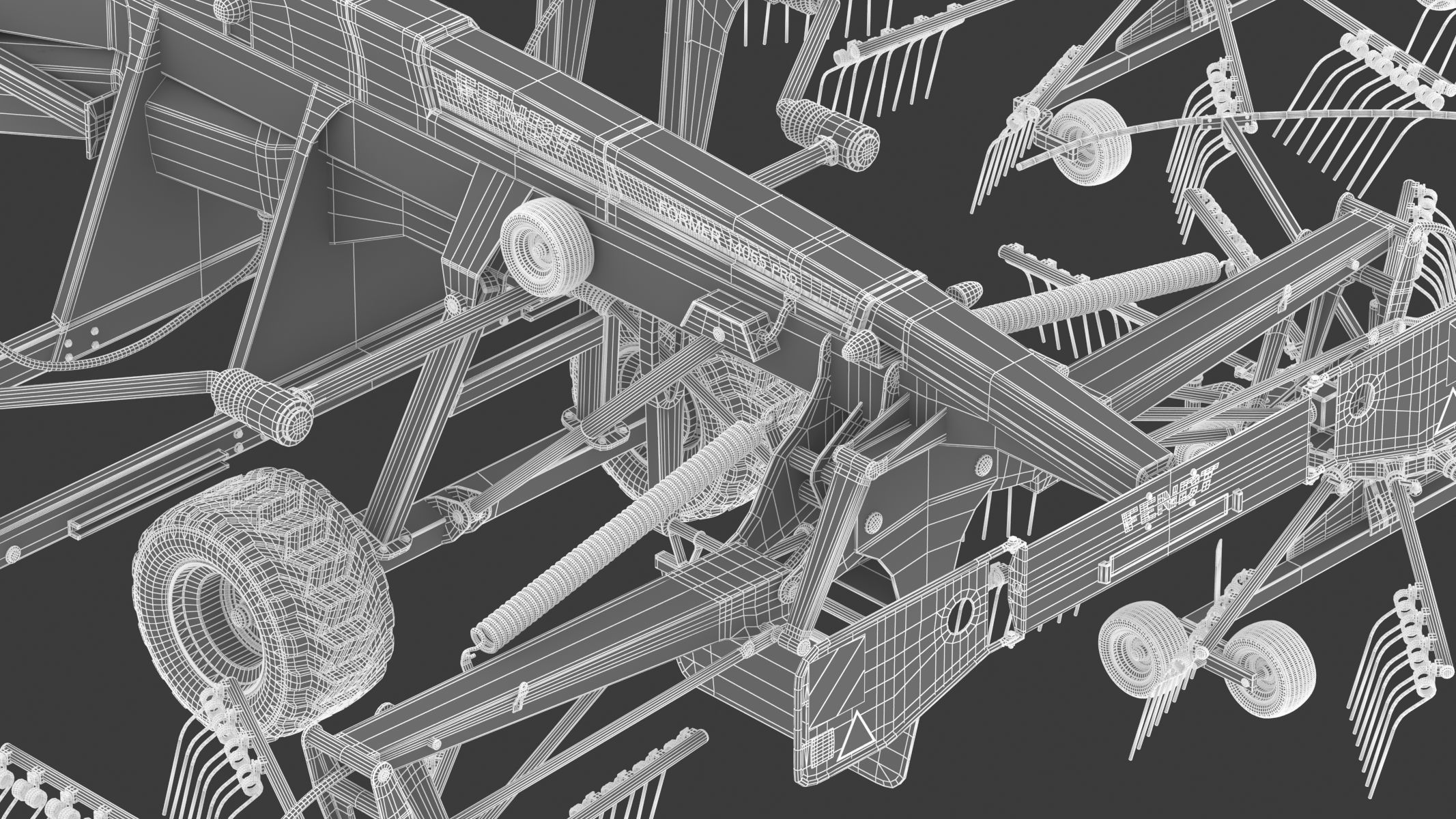 Fendt Former Rakes 3D model_31