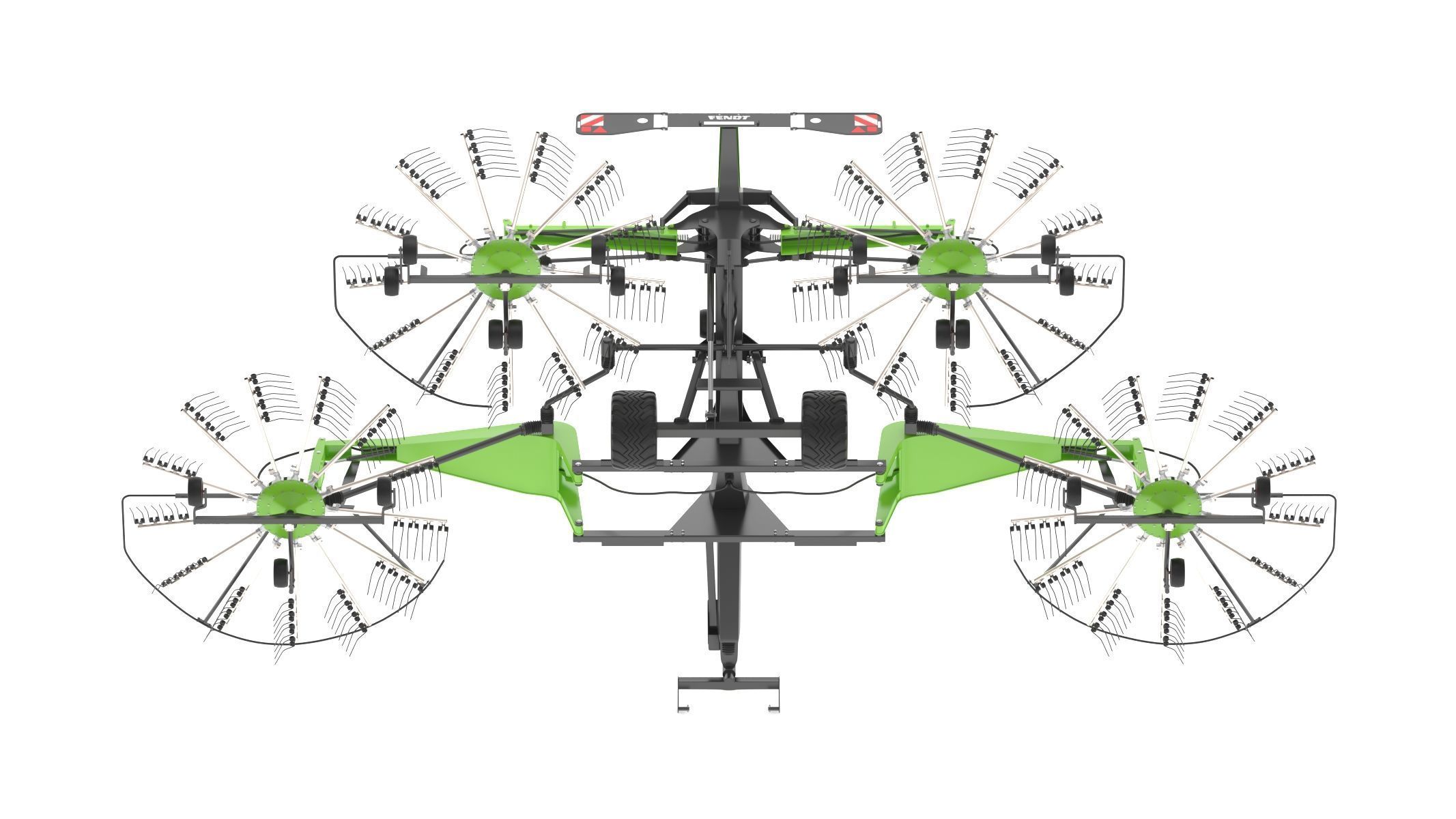 Fendt Former Rakes 3D model_8