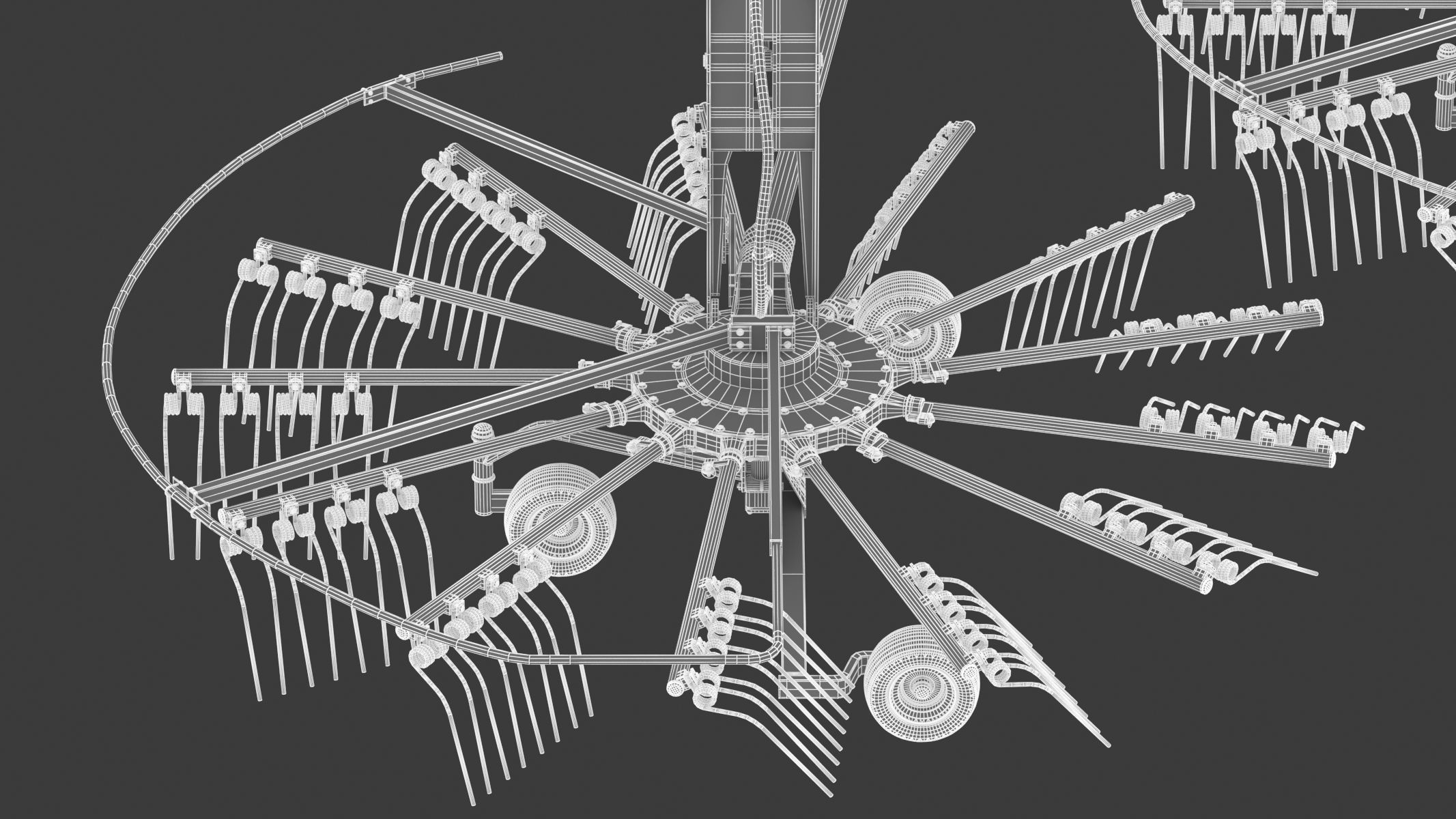 Fendt Former Rakes 3D model_32
