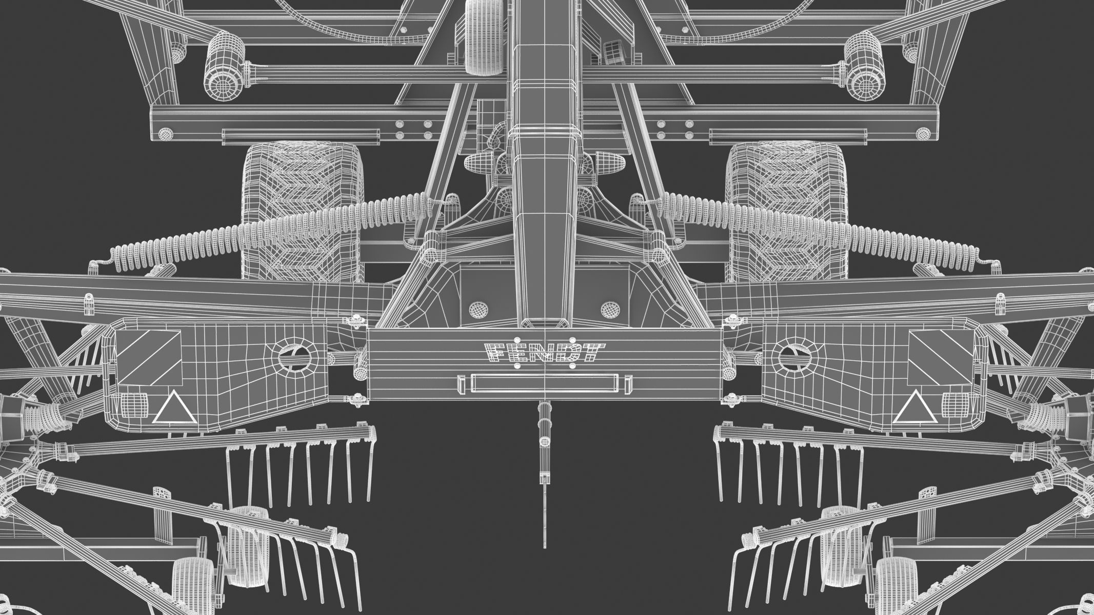 Fendt Former Rakes 3D model_30