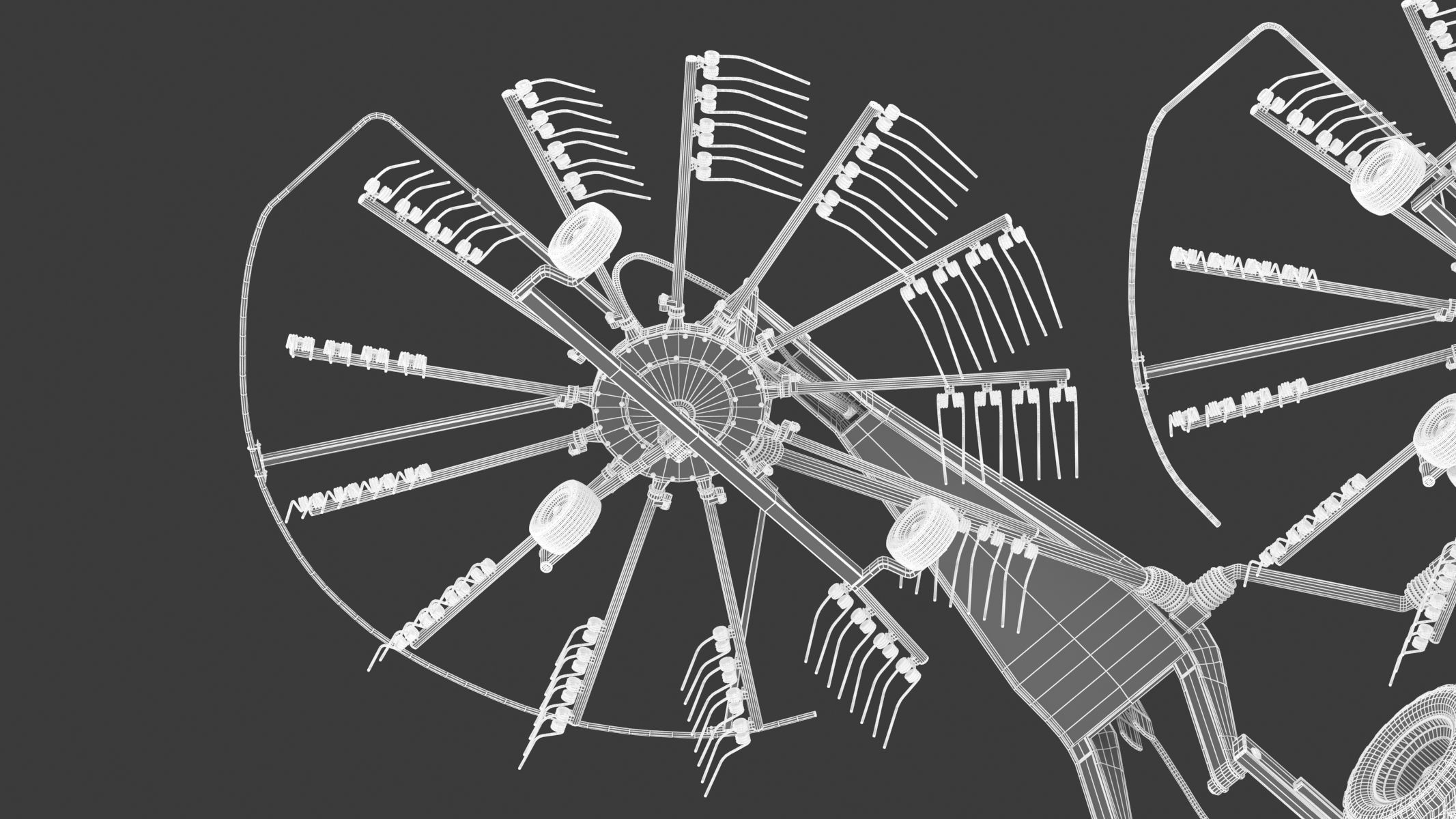 Fendt Former Rakes 3D model_39