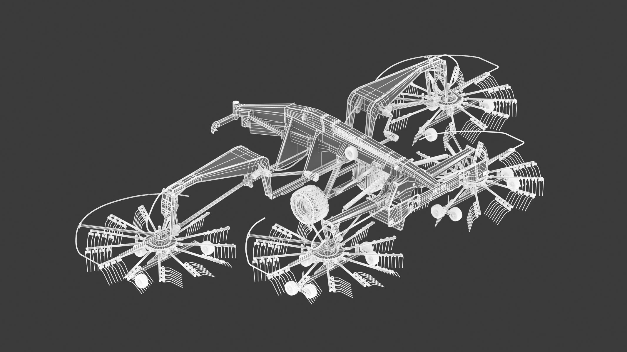Fendt Former Rakes 3D model_21