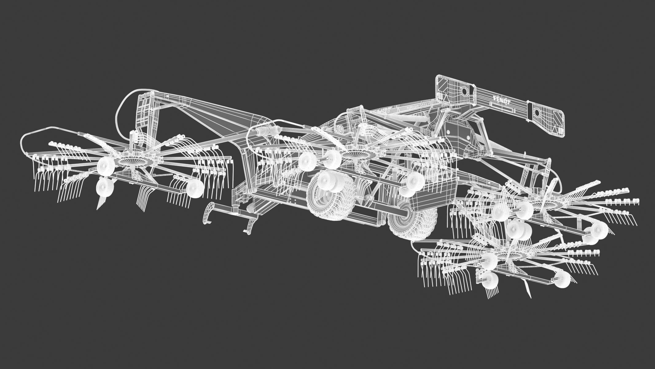 Fendt Former Rakes 3D model_29
