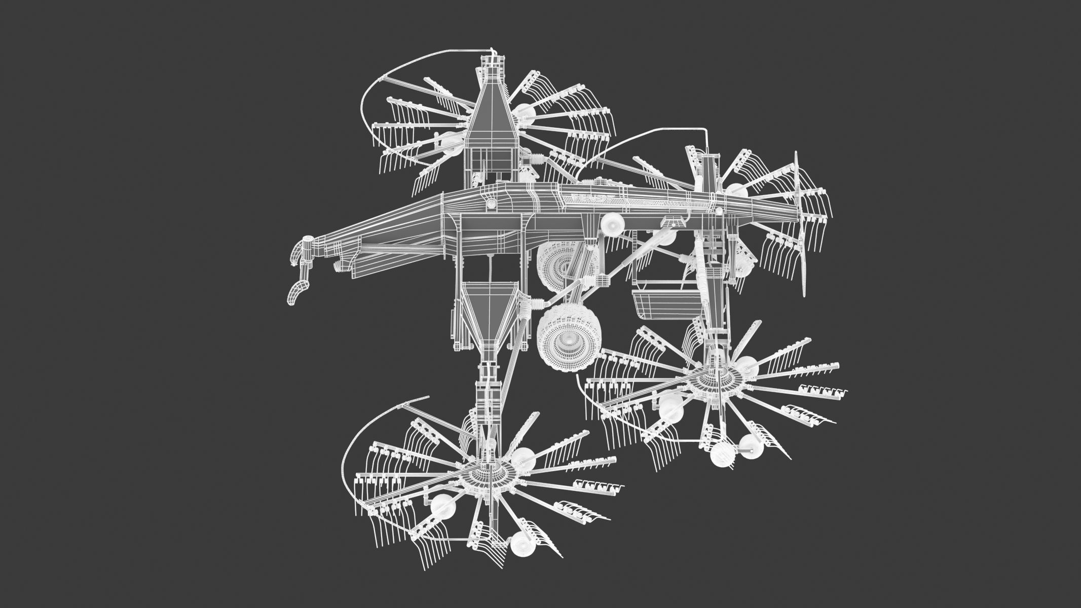Fendt Former Rakes 3D model_22