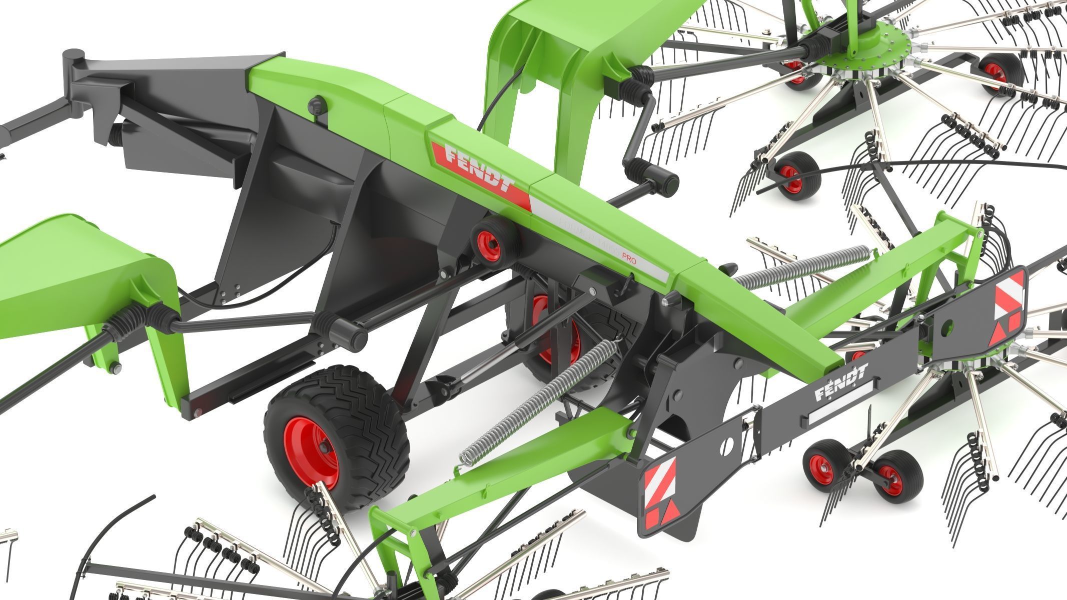 Fendt Former Rakes 3D model_11