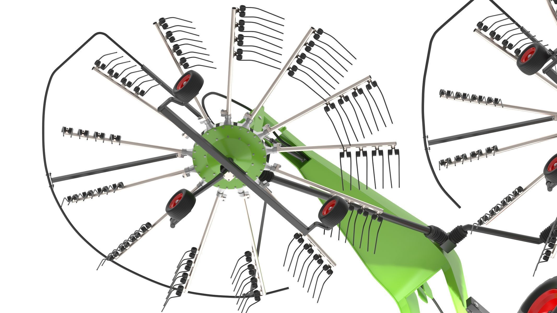 Fendt Former Rakes 3D model_19