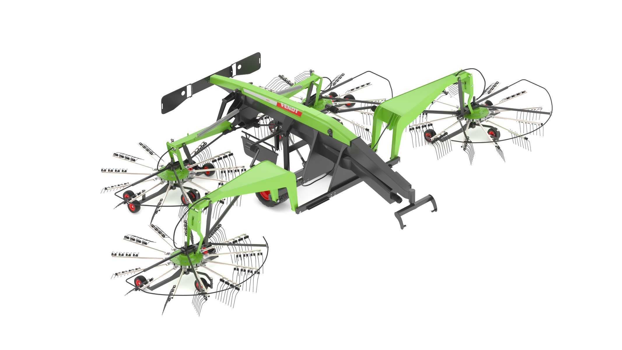 Fendt Former Rakes 3D model_5