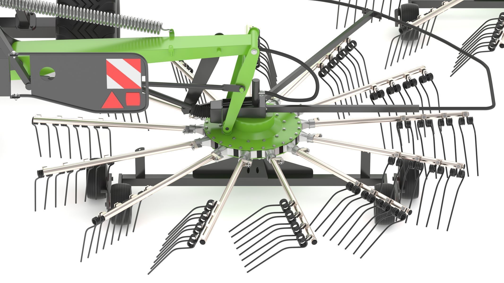 Fendt Former Rakes 3D model_10