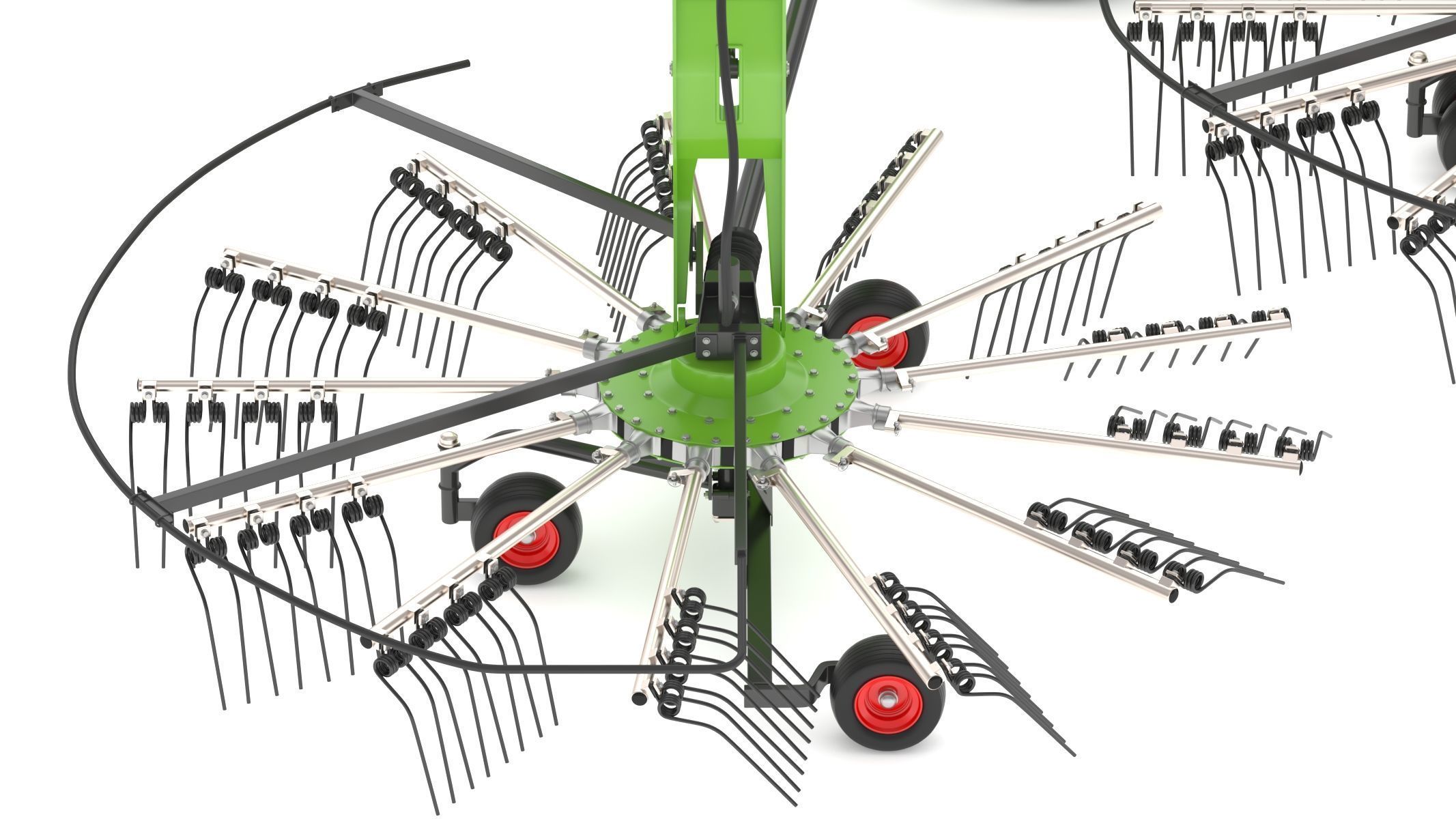 Fendt Former Rakes 3D model_12