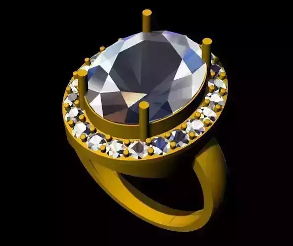 Cocktail Ring 3dm file