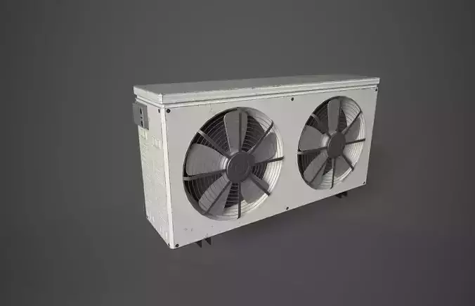 Ventilation Low-poly 3D model
