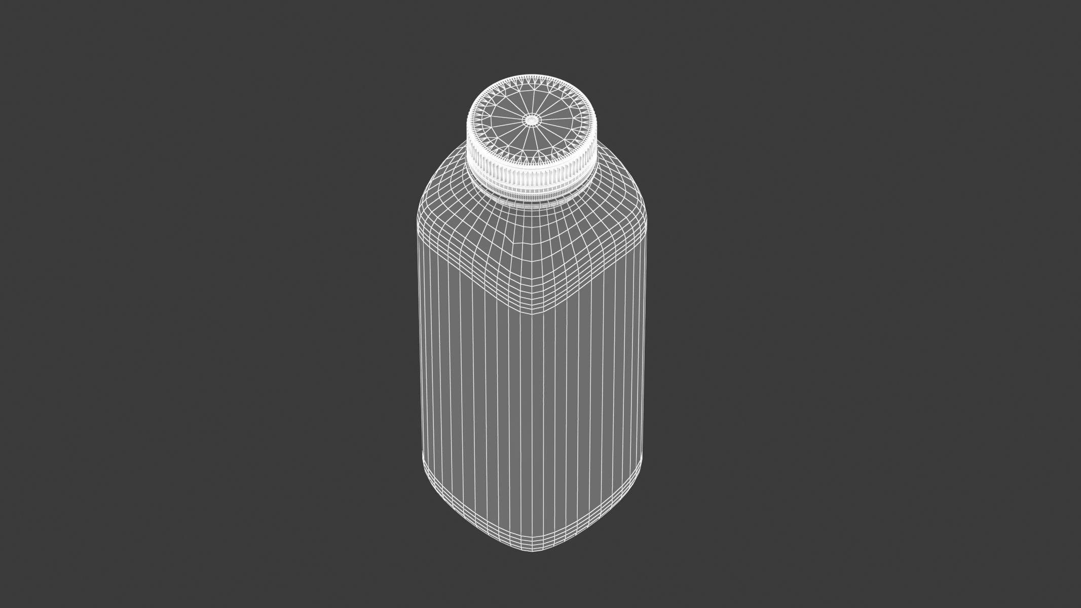 Square Bottle 010 3D model_8