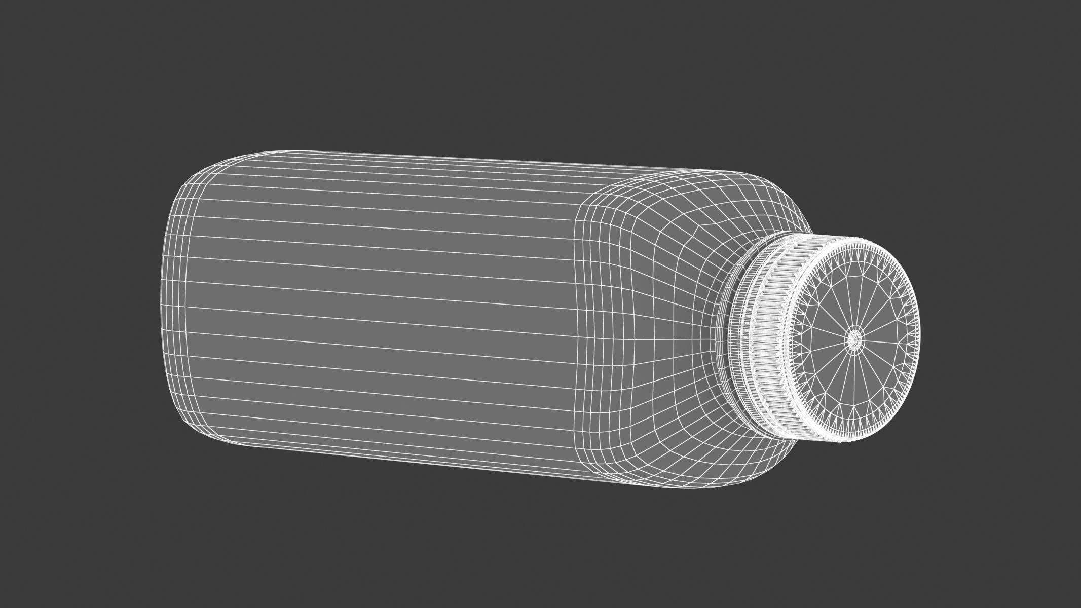 Square Bottle 010 3D model_7