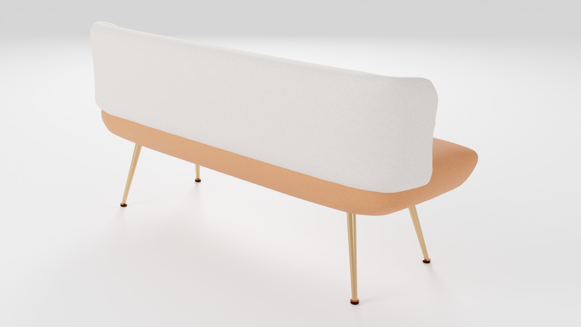 Compact sofa in Scandinavian style 3D model_2