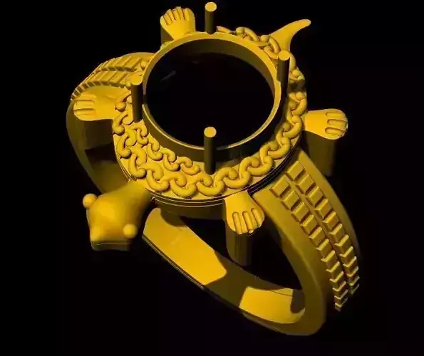 Tortoise Ring 3dm file