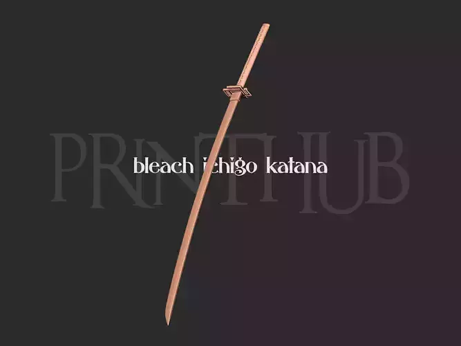 Bleach ichigo katana 3D print model