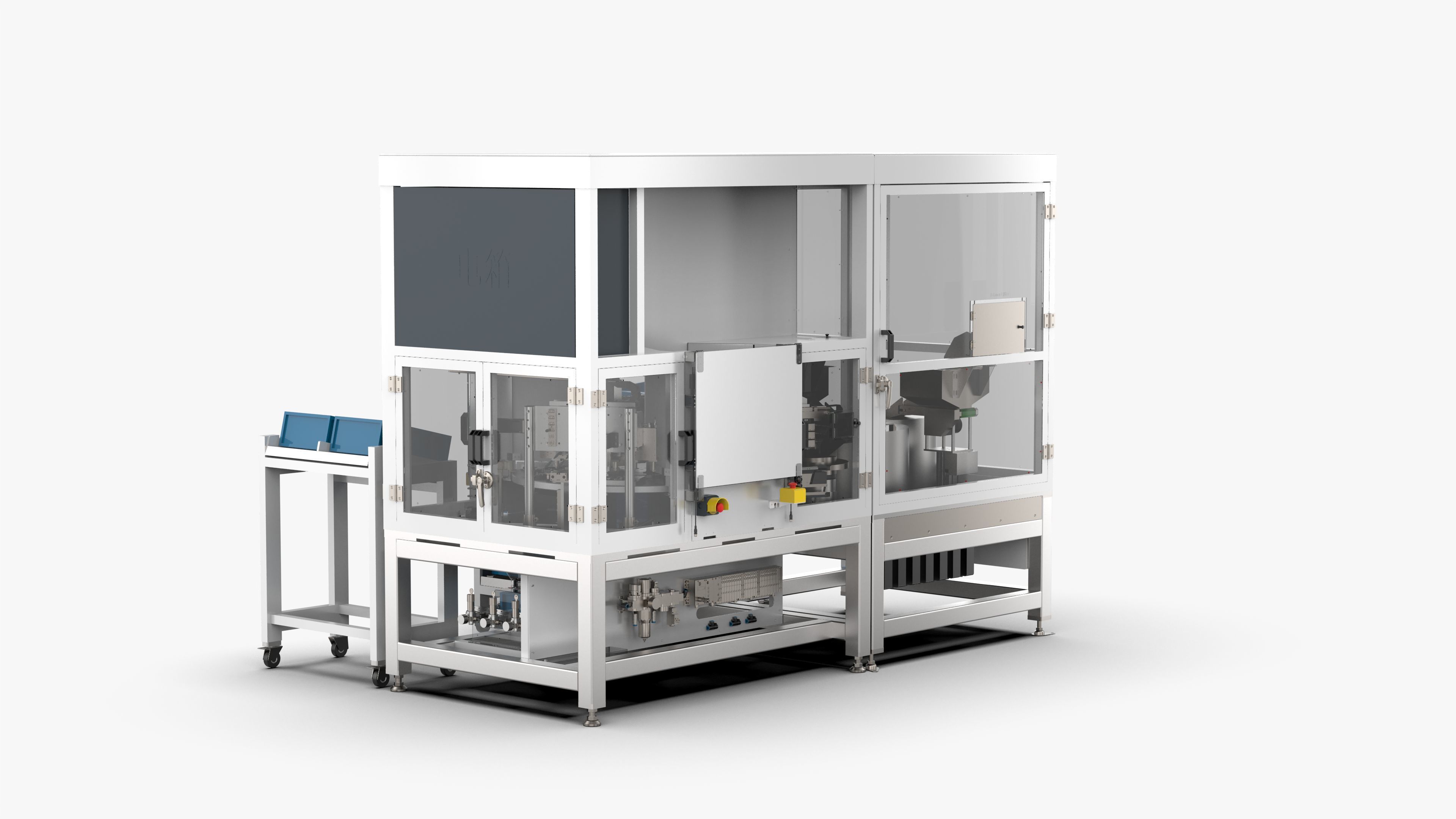 Automatic Small Motor Gearbox Assembly Machine 3D model_3