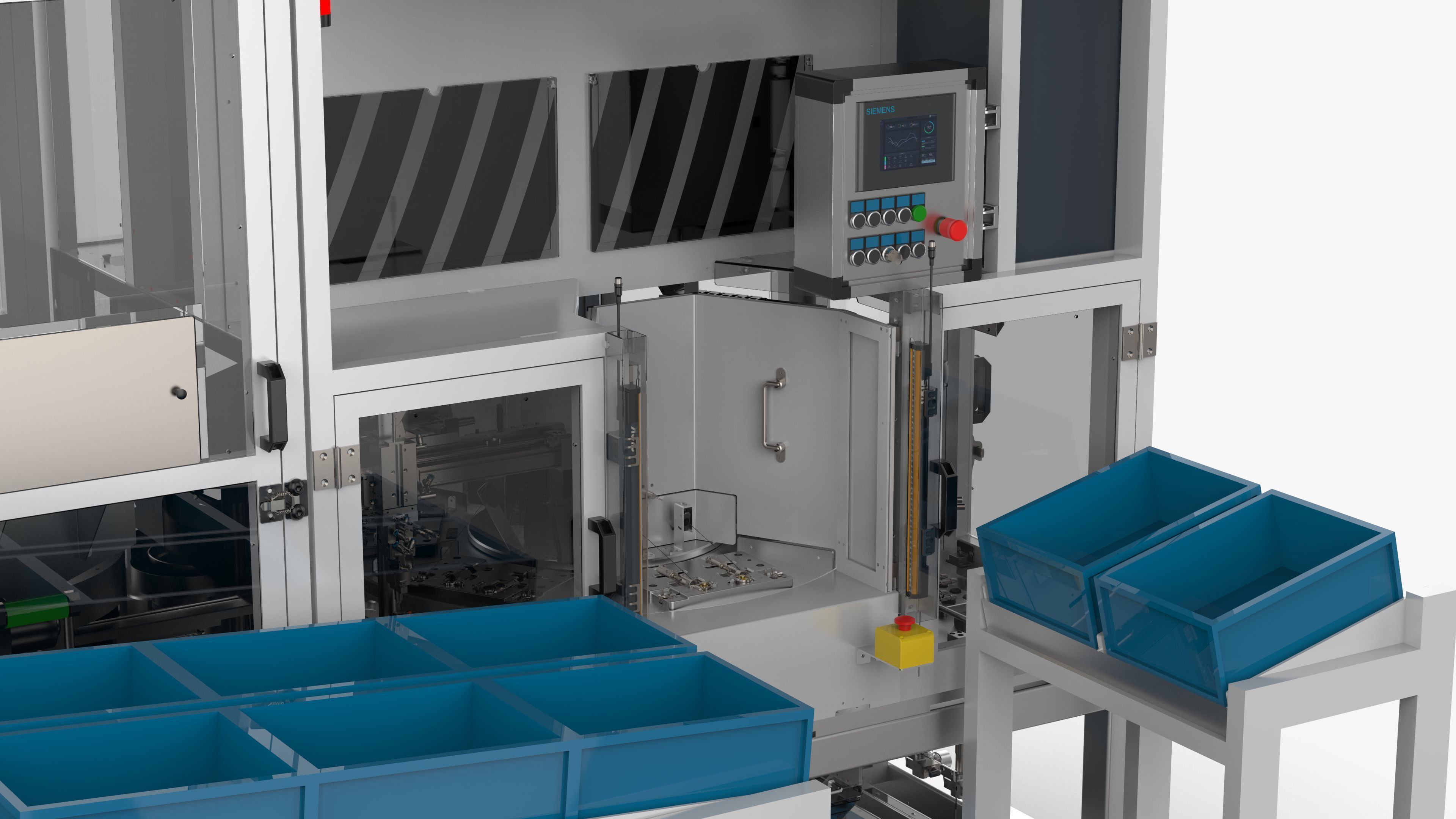 Automatic Small Motor Gearbox Assembly Machine 3D model_9