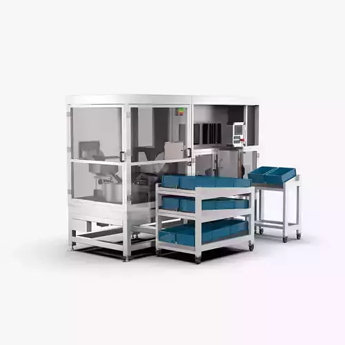 Automatic Small Motor Gearbox Assembly Machine 3D model