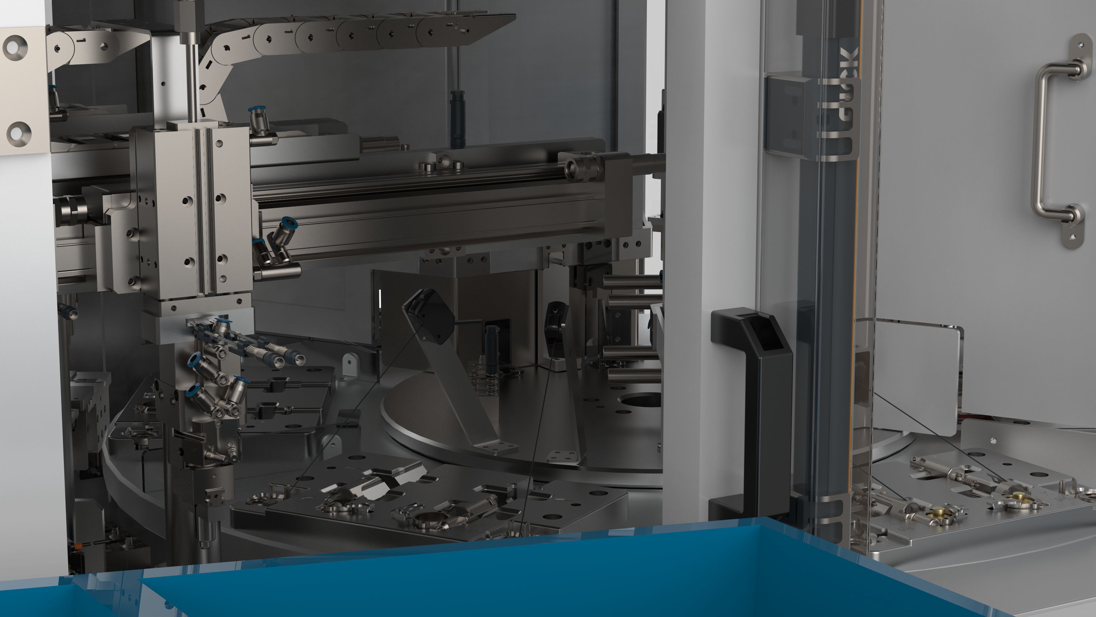 Automatic Small Motor Gearbox Assembly Machine 3D model_13