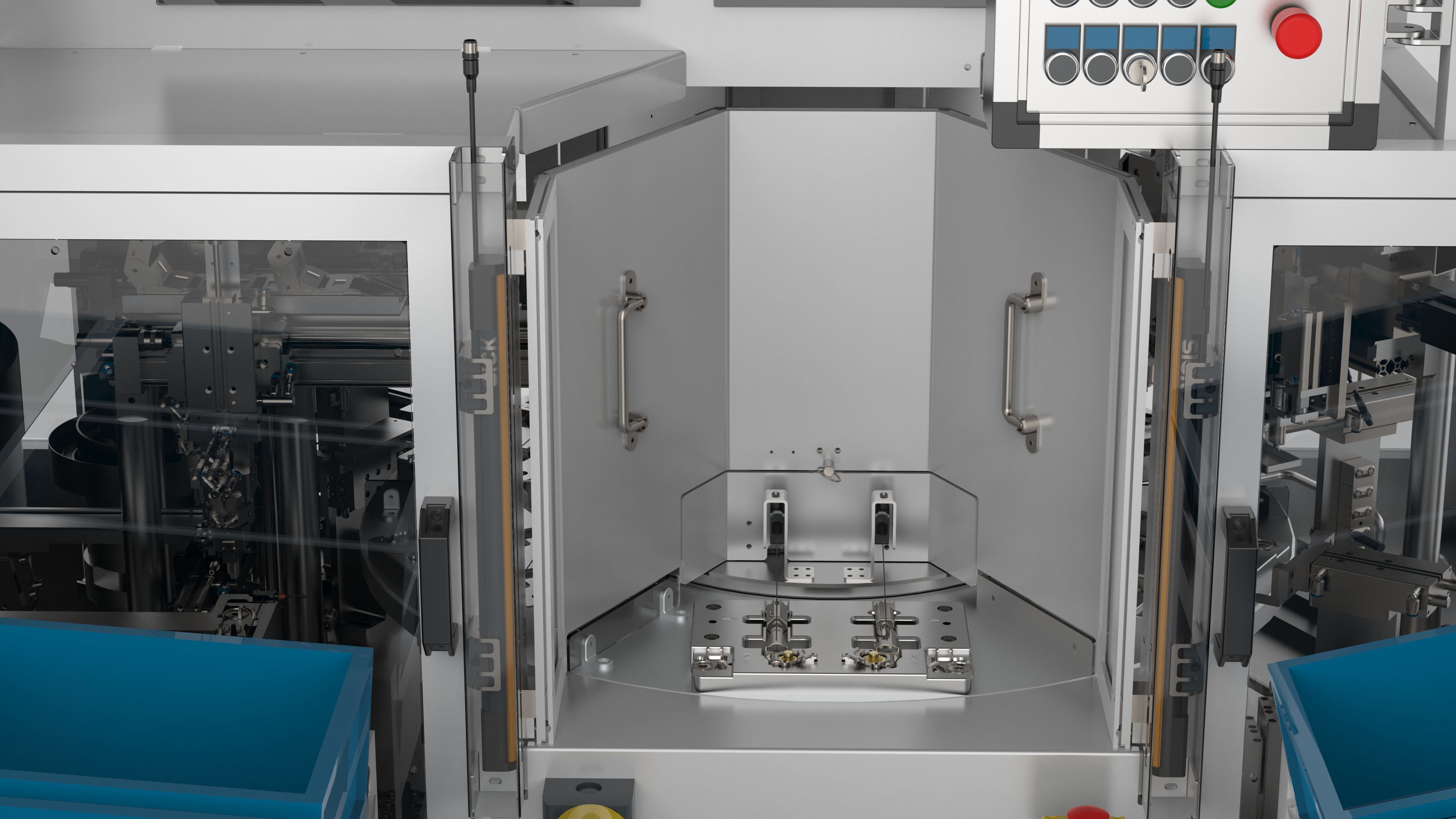 Automatic Small Motor Gearbox Assembly Machine 3D model_12