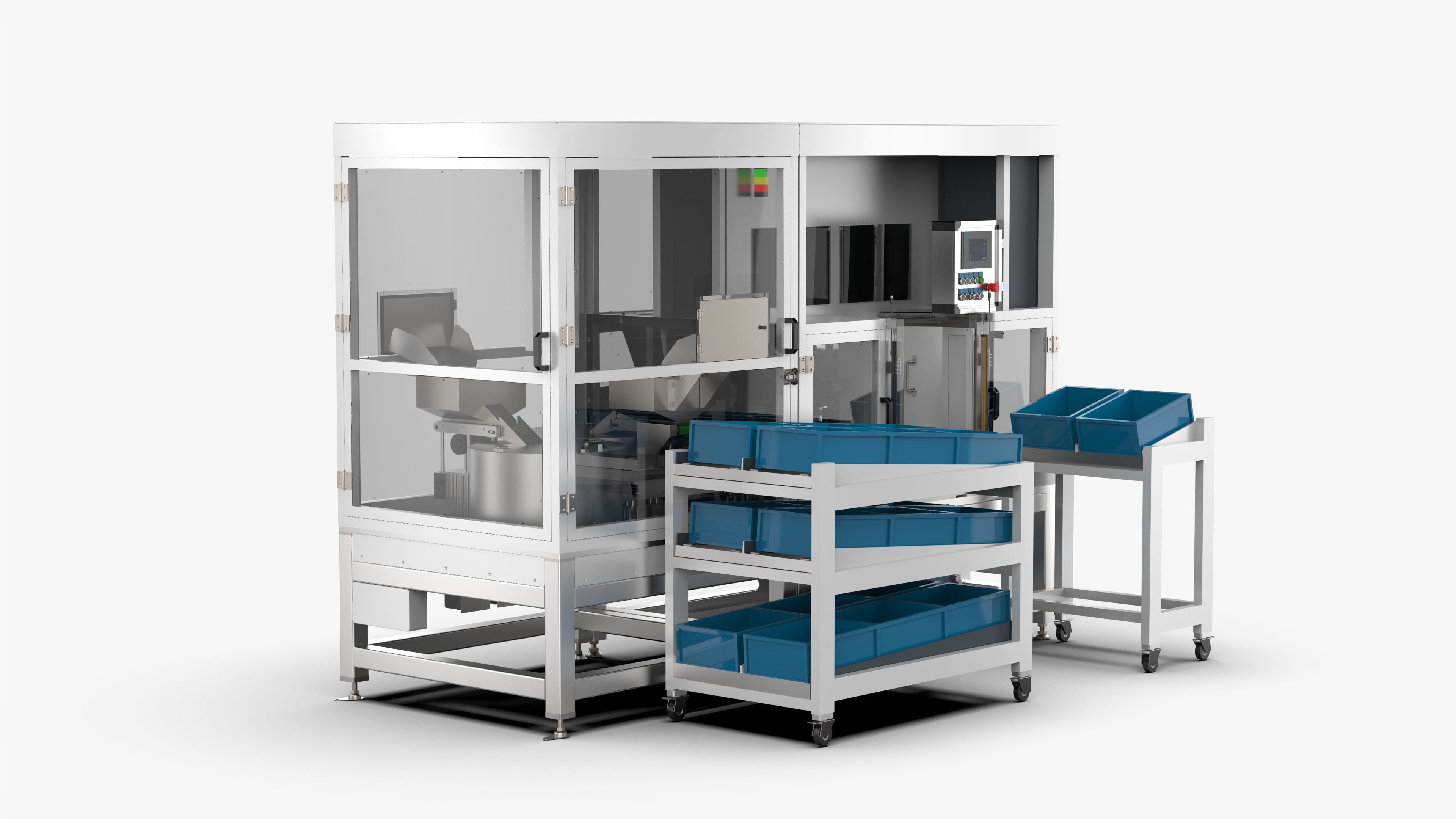 Automatic Small Motor Gearbox Assembly Machine 3D model_1